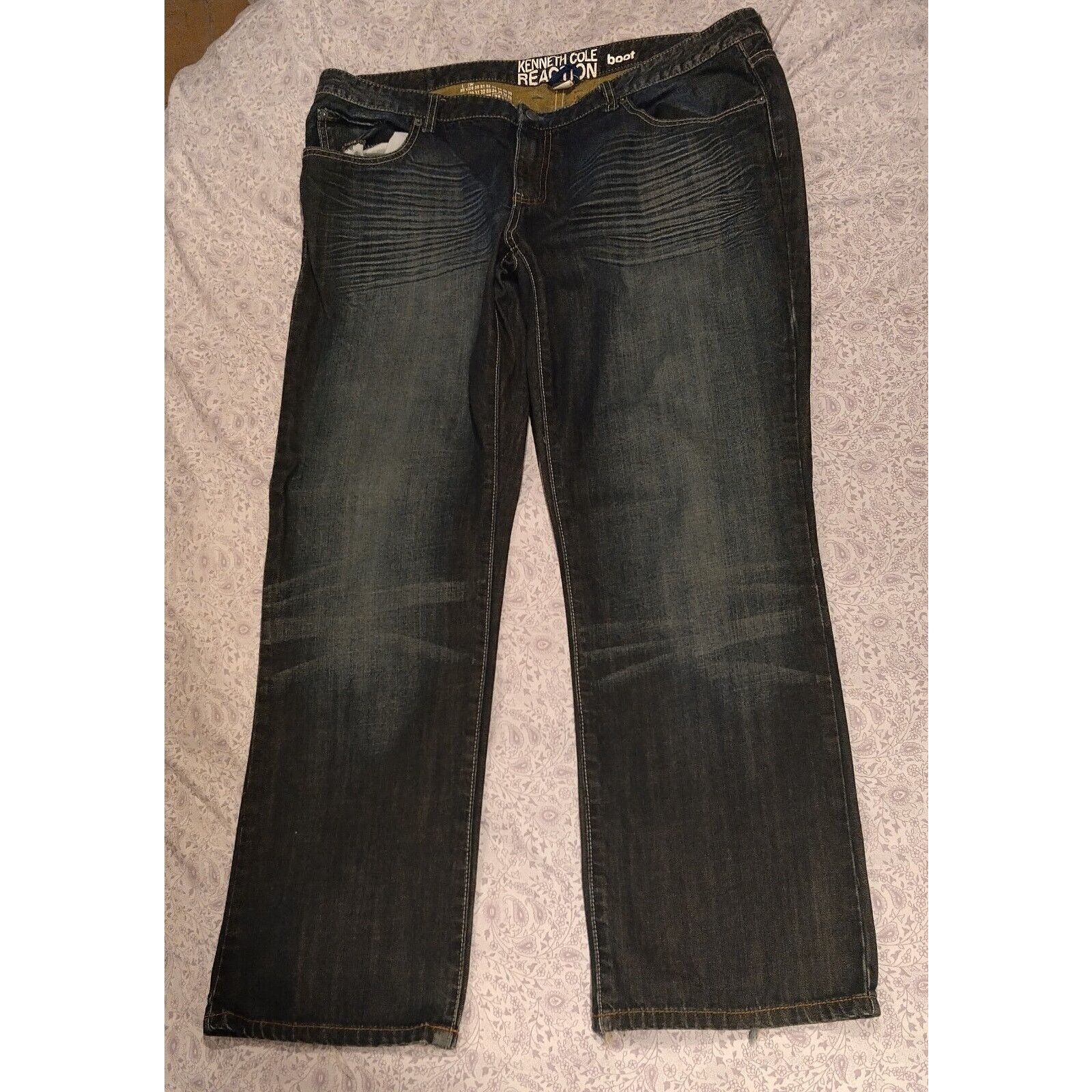 Kenneth Cole Kenneth Cole Reaction Jeans 38×32 Slim Straight Cut Denim Size US 38 / EU 54 - 2 Thumbnail