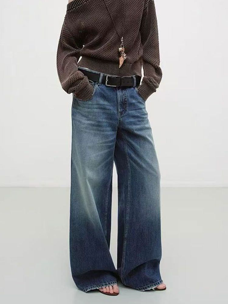 Japanese Brand American men's vintage loose cleanfit casual jeans Size US 32 / EU 48 - 4 Thumbnail