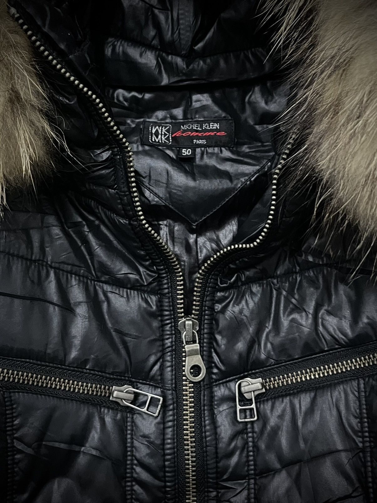 Michel Klein 2000s Michel Klein Fur Hood Jacket Size US M / EU 48-50 / 2 - 4 Thumbnail