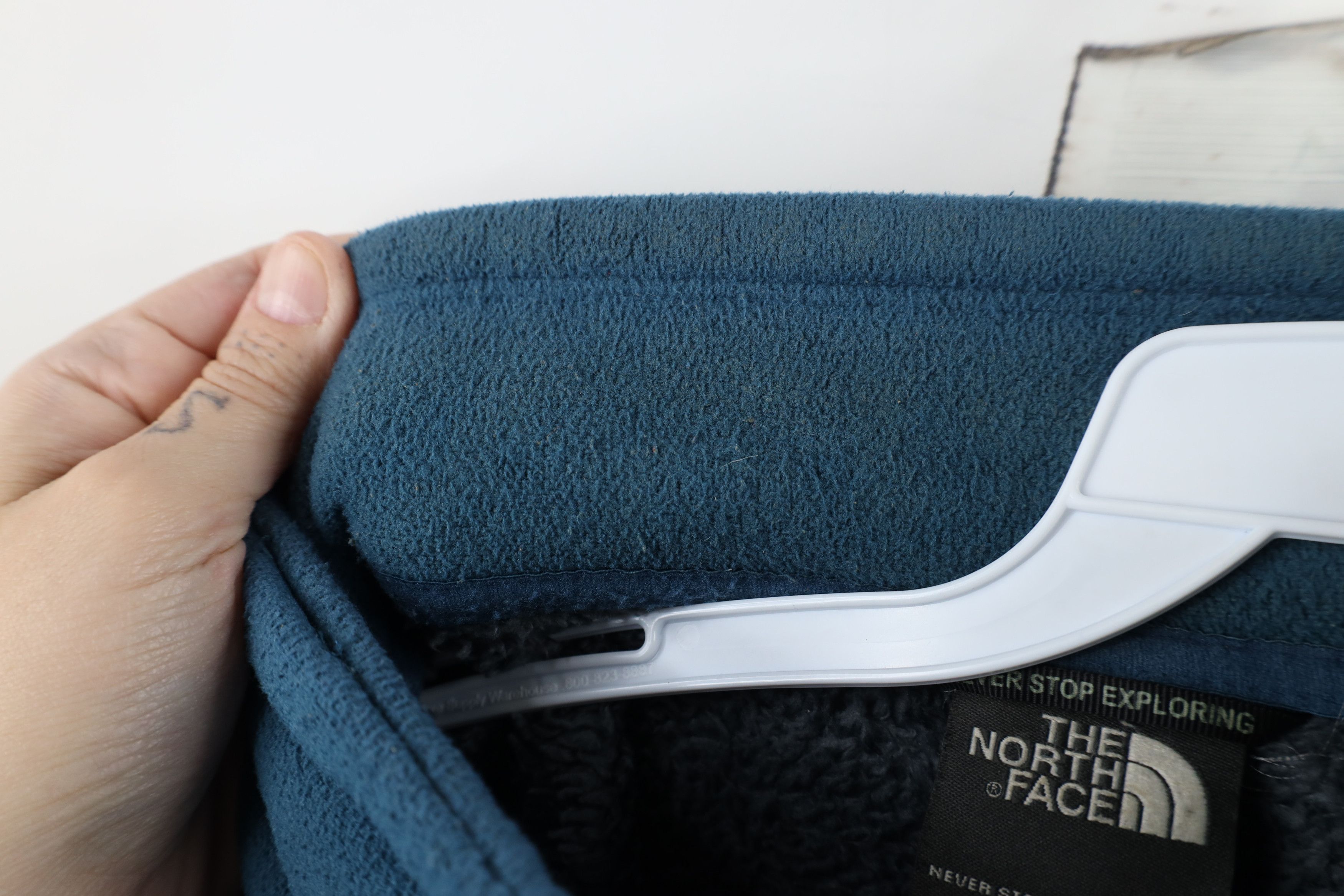The North Face × Vintage Vintage The North Face Deep Pile Fleece Lined Jacket Blue Size US XL / EU 56 / 4 - 12 Thumbnail