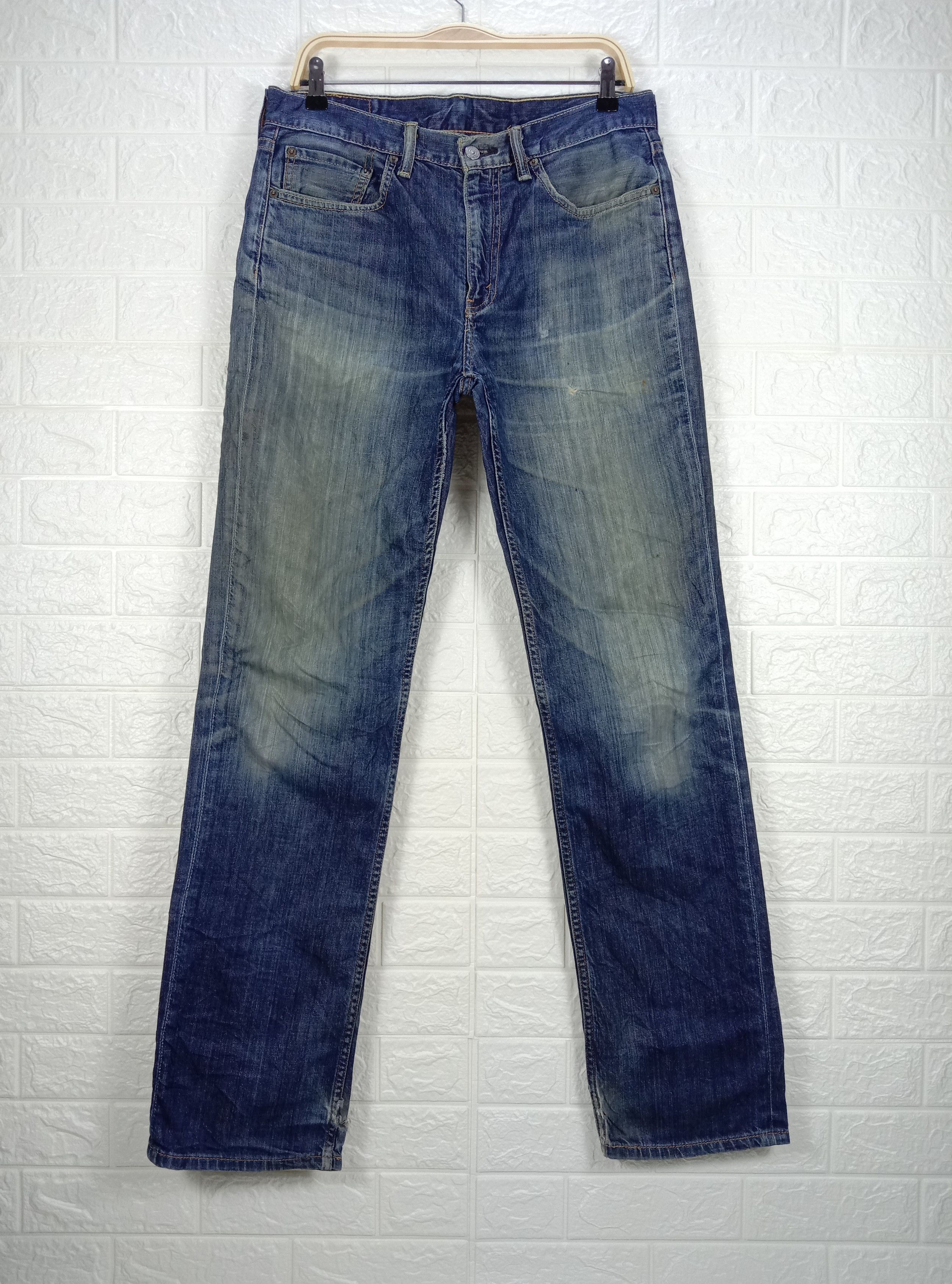 Levi's Vintage Levi's 514 Jeans Earth Tone Distressed Denim Size US 32 / EU 48 - 1 Thumbnail