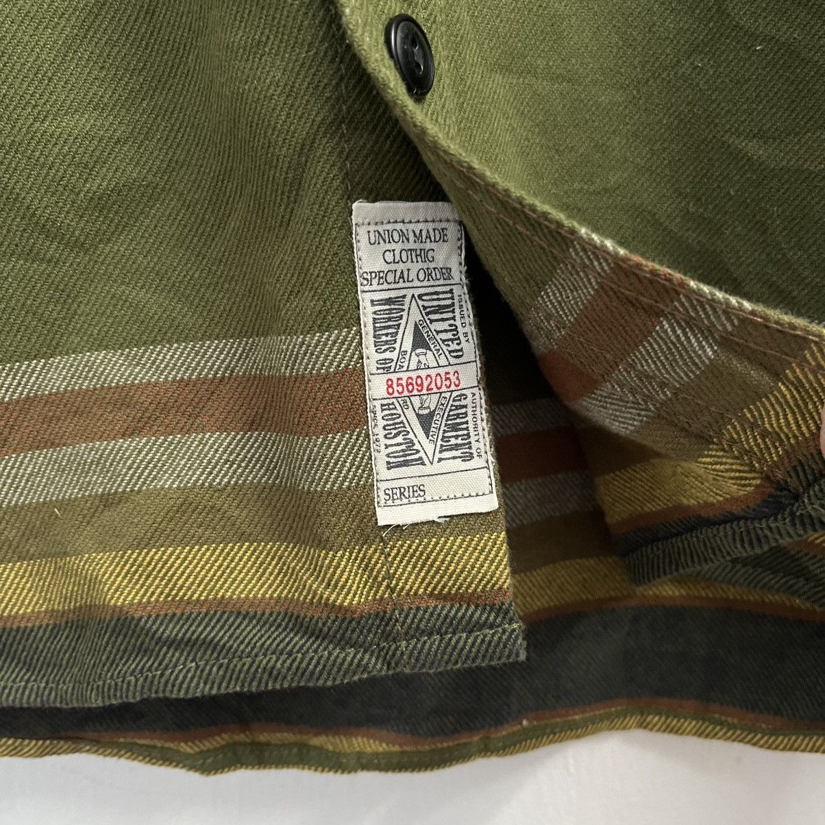 Toyo Enterprises Vintage Houston Heavyweight Flannel Plaid Shirt Union Made Size US M / EU 48-50 / 2 - 5 Thumbnail