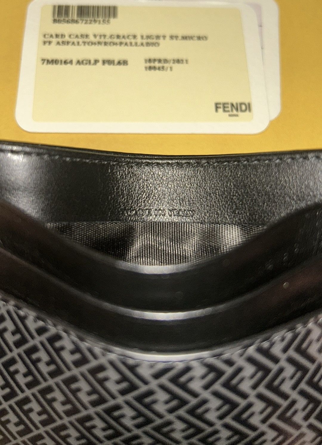 Fendi Fendi FF Calf Leather Card Case Size ONE SIZE - 5 Thumbnail