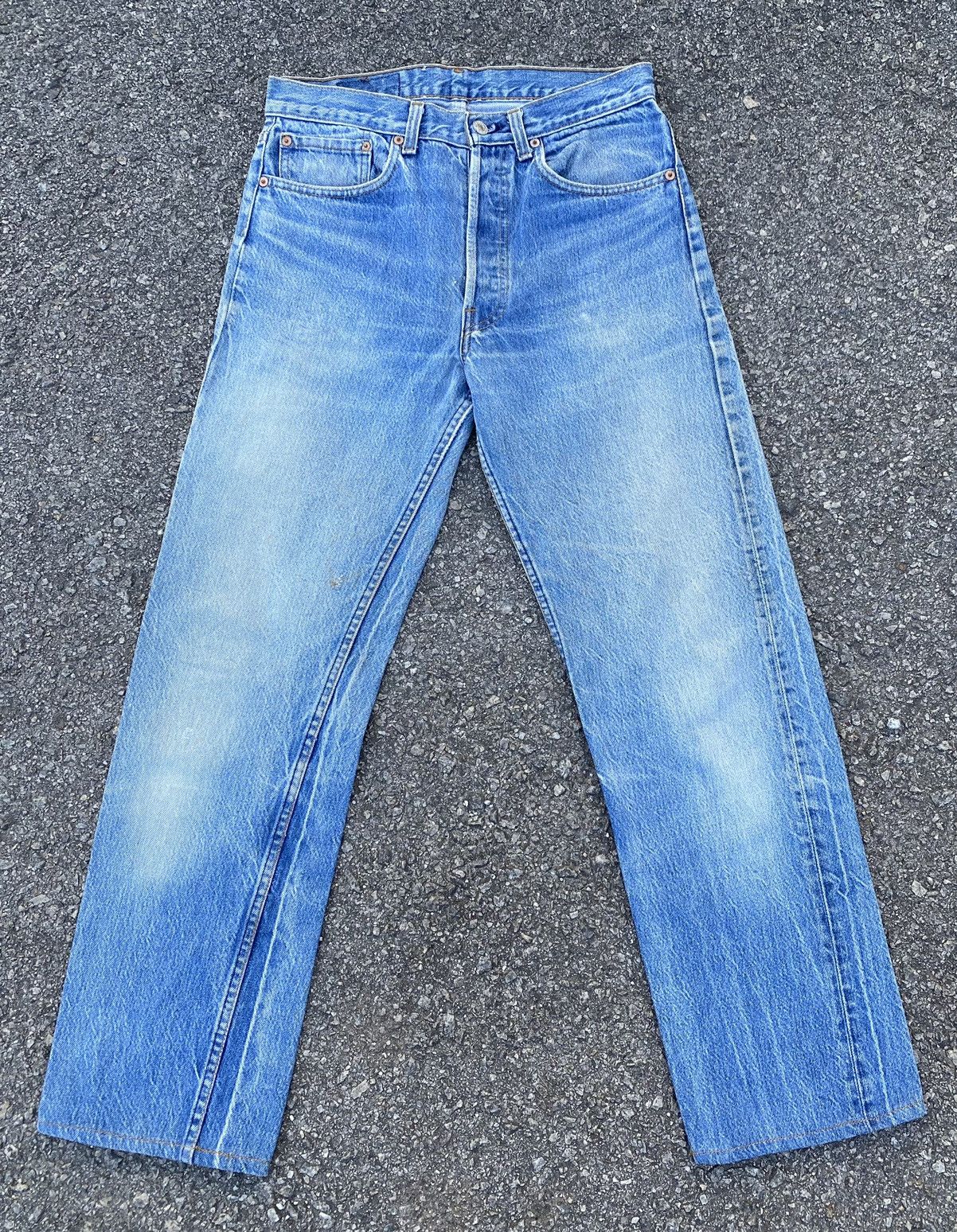 Image of Levis x Levis Vintage Clothing Size 31 Vintage Levi's 501Xx 90's Made In Usa in Blue, Men's