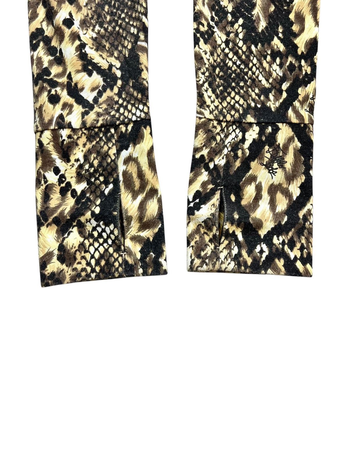 BUFFALO BOBS 2000s Buffalo Bobs - Thumbhole Cyber Reptilian Zip Hoodie Size US M / EU 48-50 / 2 - 6 Thumbnail