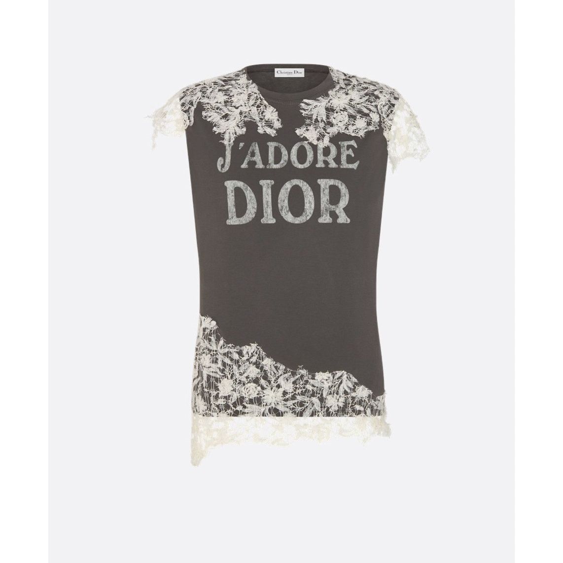 Dior christian Dior J’Adore Tank M Gray Lace logo Cotton Runway Size M / US 6-8 / IT 42-44 - 1 Thumbnail