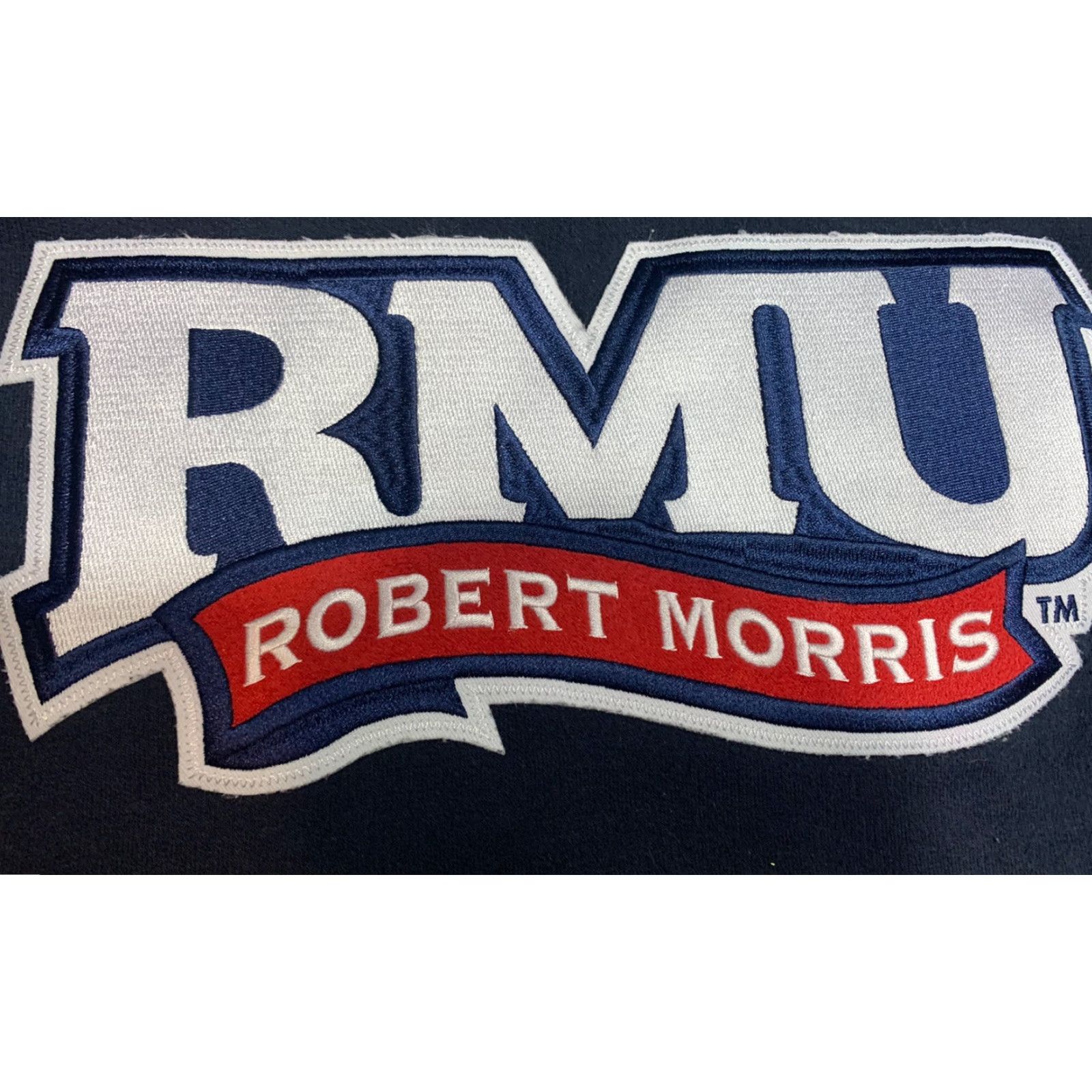 Champion VINTAGE Robert Morris University Champion Blue Hoodie Mens Small Size US S / EU 44-46 / 1 - 2 Thumbnail