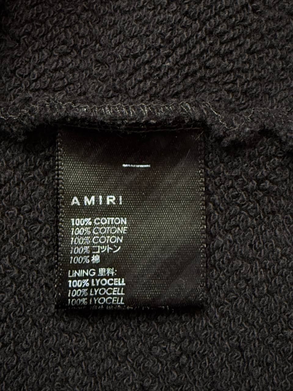 Amiri AMIRI Cracked Dye Core Logo Hoodie Black Size US XL / EU 56 / 4 - 10 Thumbnail