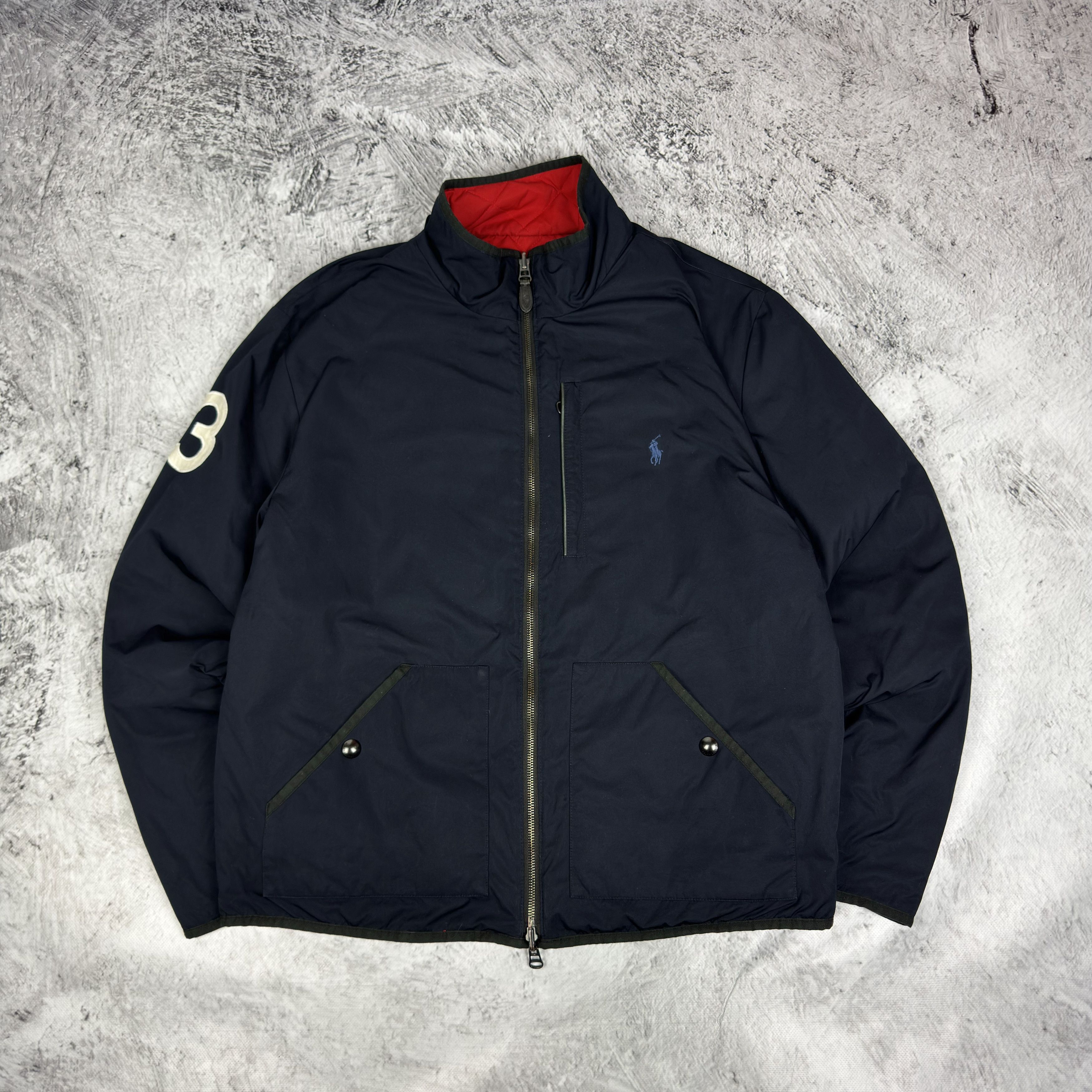 Polo By Ralph Lauren Men reversible Team Jacket L