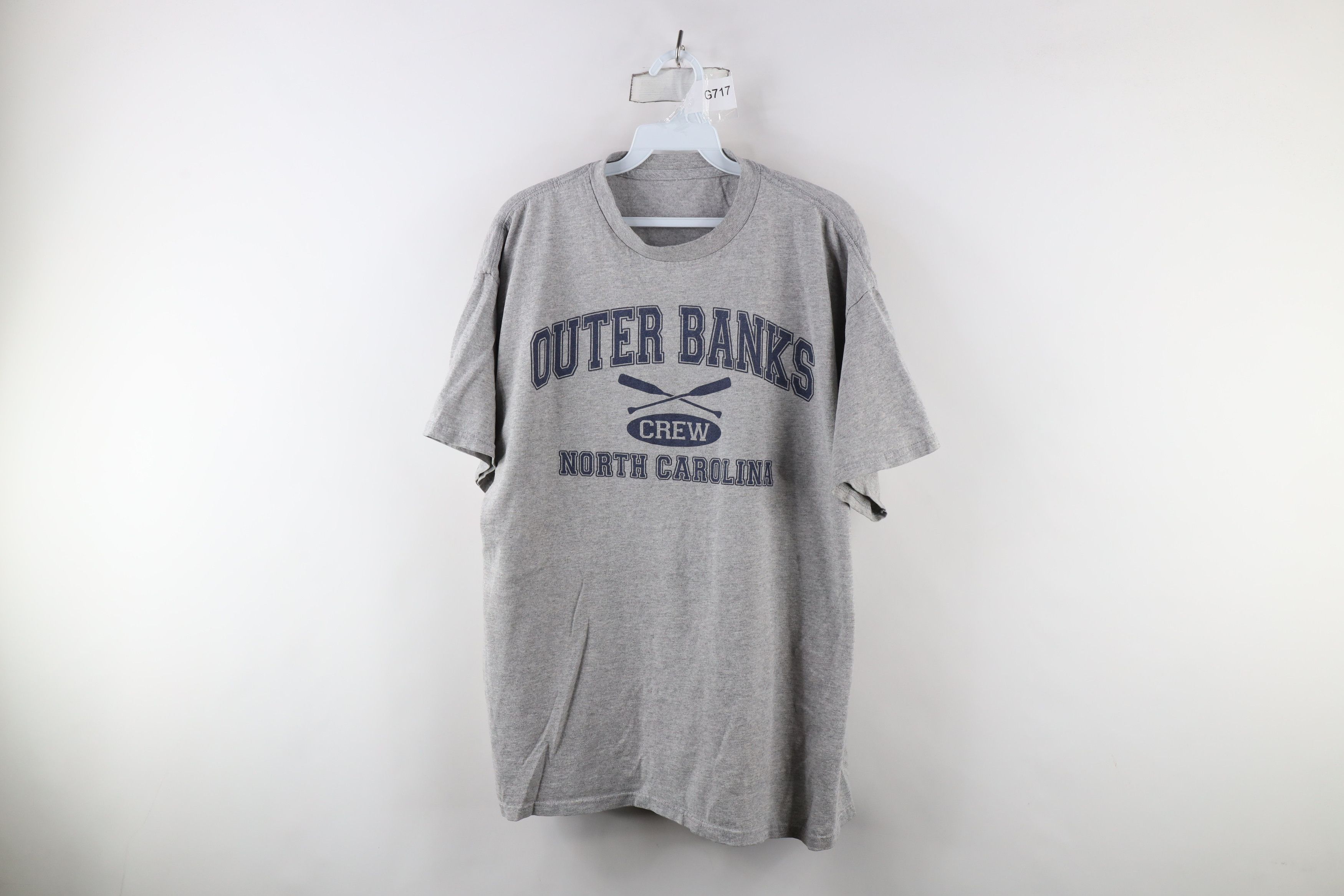 Vintage Vintage Outer Banks North Carolina Crew Rowing T-Shirt Gray Size US XL / EU 56 / 4 - 1 Thumbnail