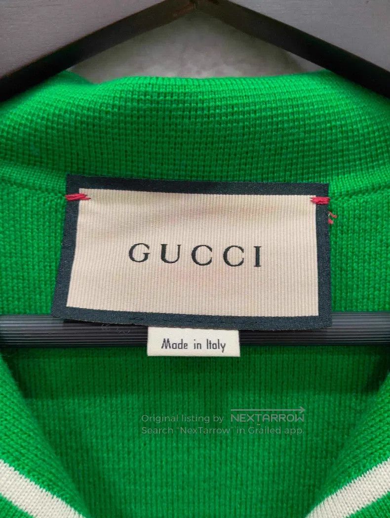 Gucci Gucci Lapel casual wool short-sleeved polo shirt Size S / US 4 / IT 40 - 3 Thumbnail