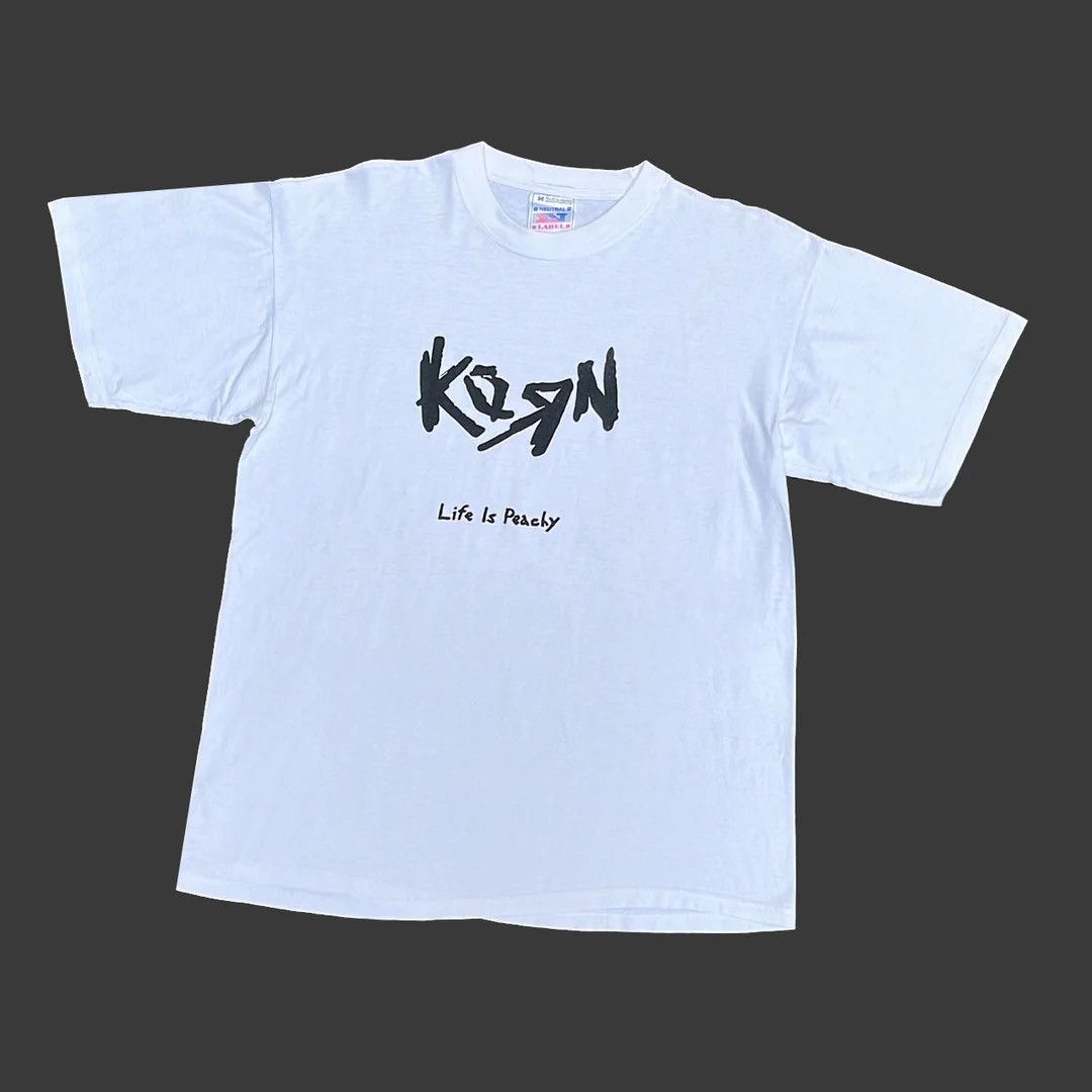 Vintage Korn 1996 90s Vintage Life is Peachy Album Promo T-Shirt | Grailed