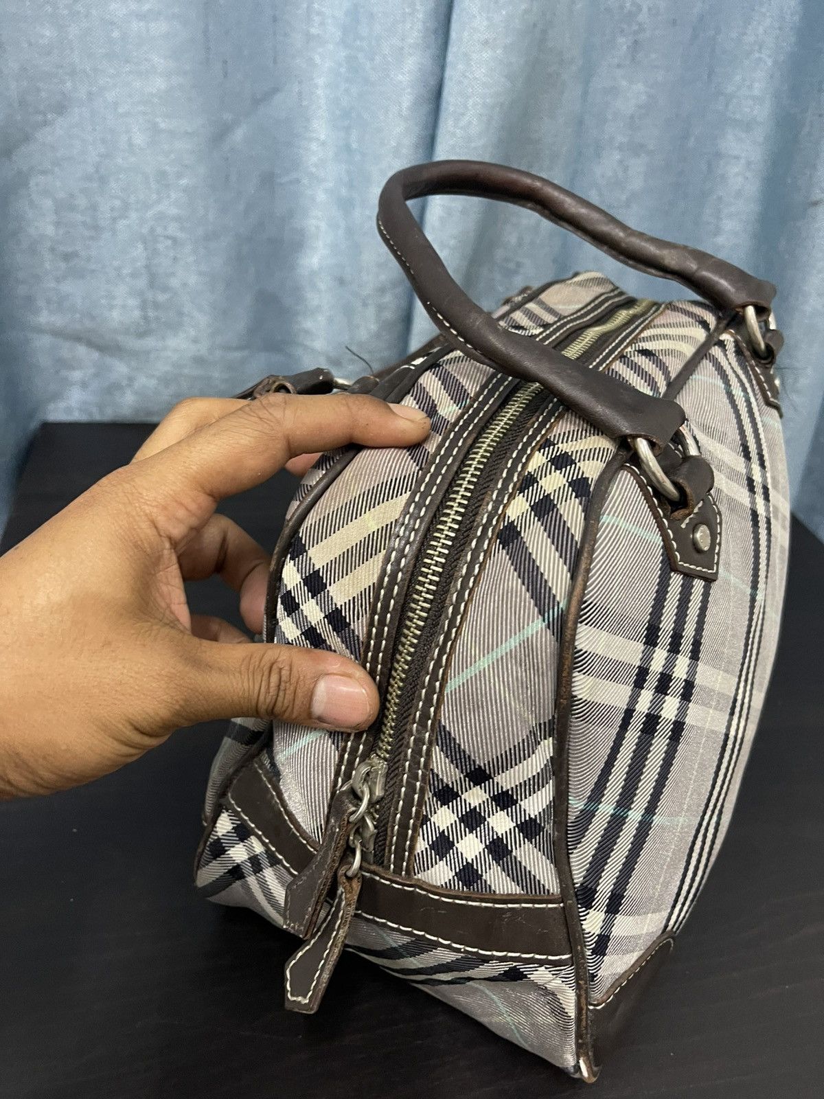 Burberry Burberry Blue Label Nova Check Handle Bag Size ONE SIZE - 6 Thumbnail