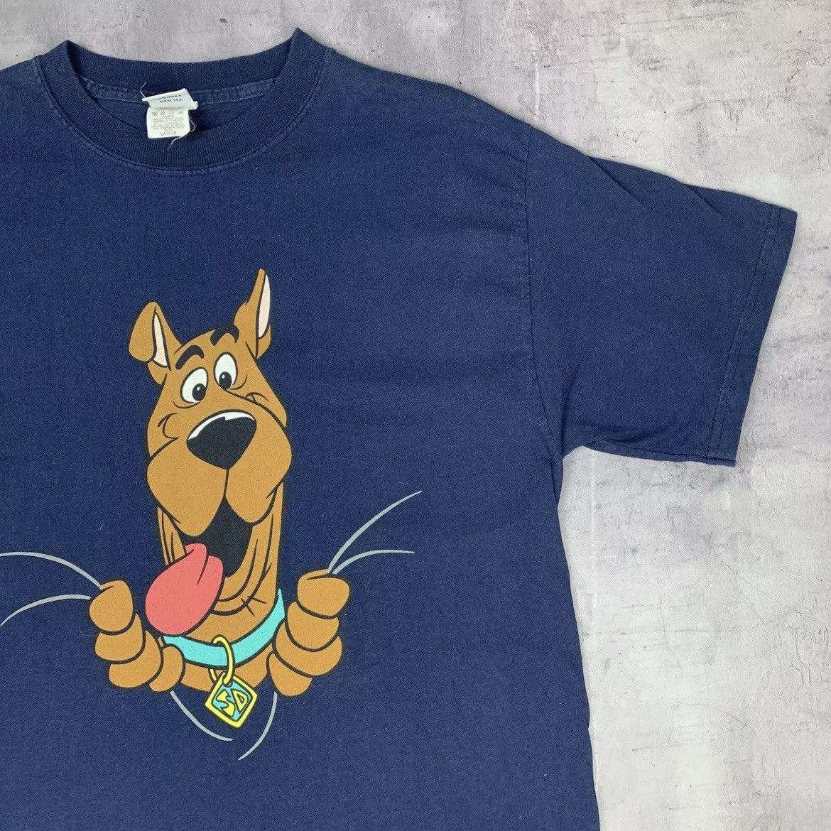 Vintage Rare! Vintage Scooby Doo Ass Big Logo Tee 1999 Warner Bros Size US L / EU 52-54 / 3 - 16 Thumbnail