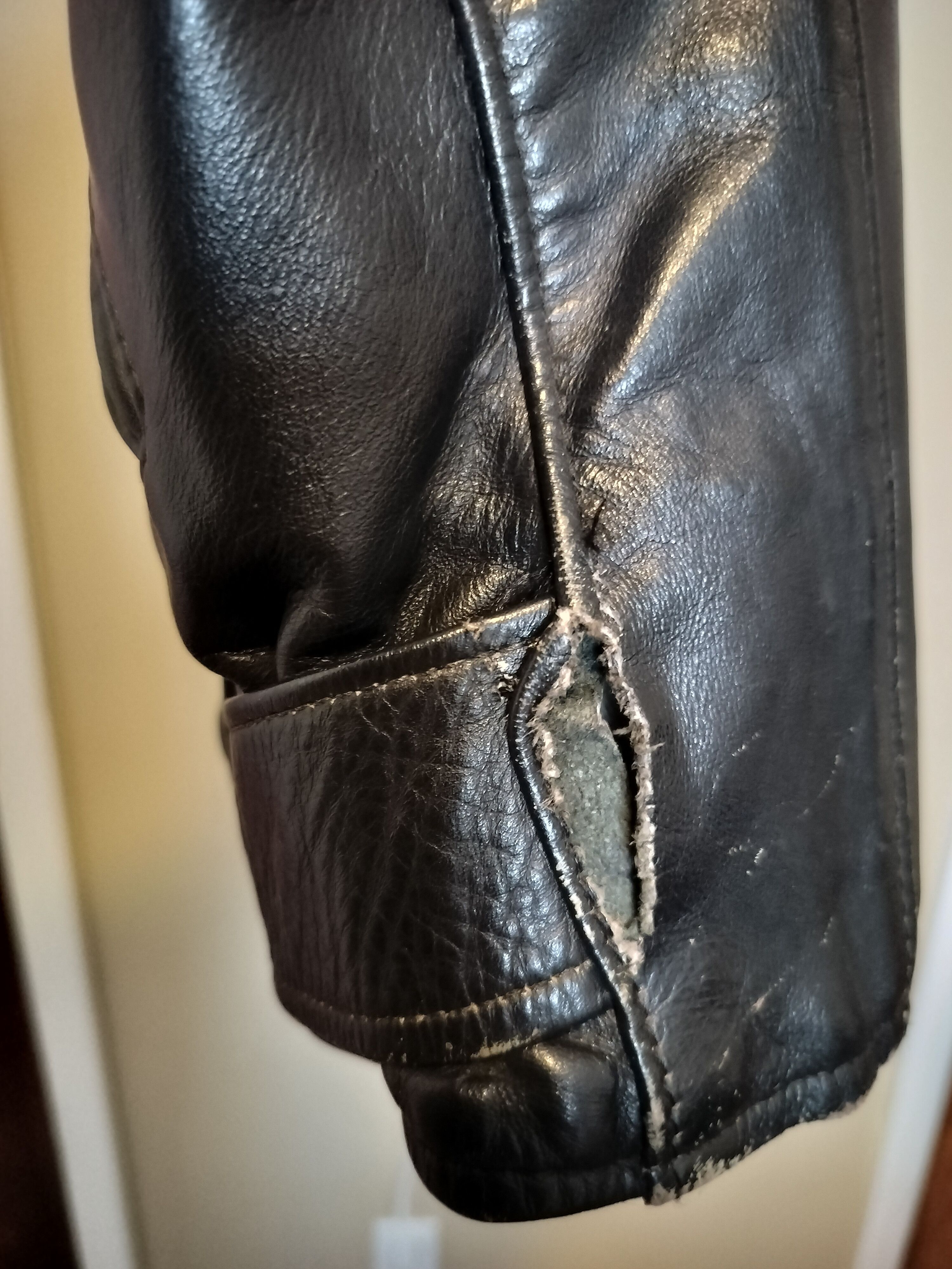 Other Brooks Leather 60s Vintage Jacket, Belt Included Size S / US 4 / IT 40 - 6 Thumbnail