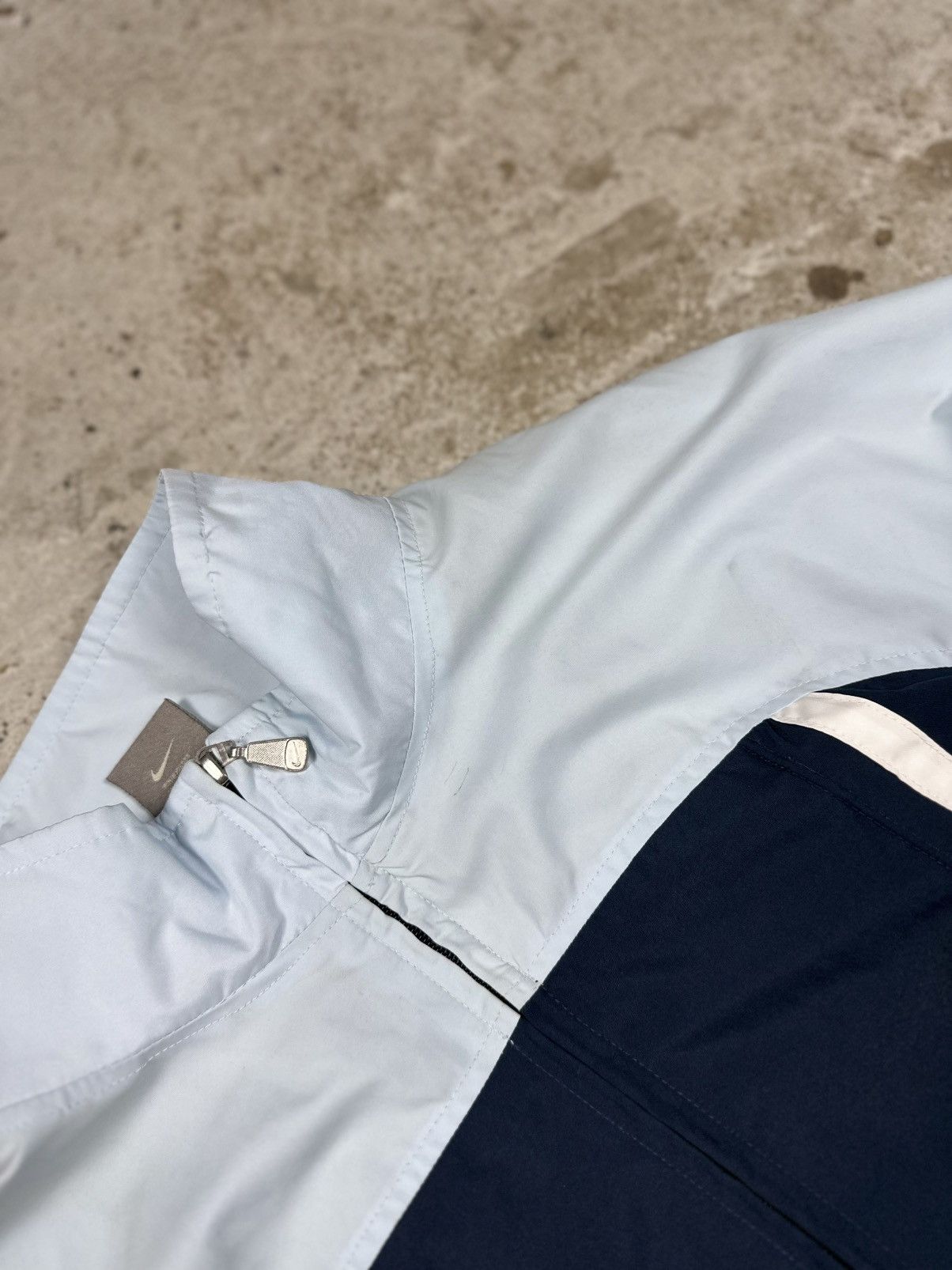 Nike × Vintage Vintage Y2K Nike Baby Blue Track Jacket Swoosh rare Size US S / EU 44-46 / 1 - 6 Thumbnail