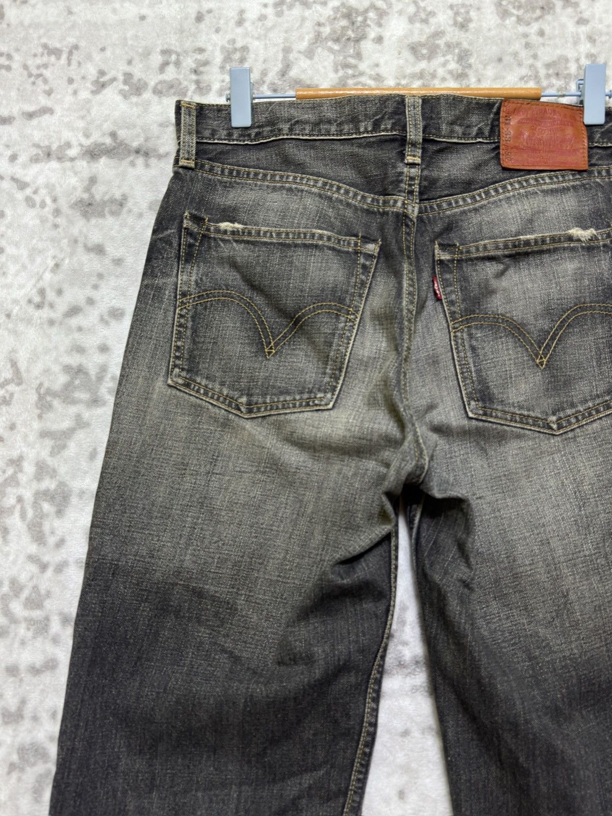 Levi's Vintage Levi’s 502 Claw Mark Acid Washed Distressed Denim Size US 30 / EU 46 - 9 Thumbnail