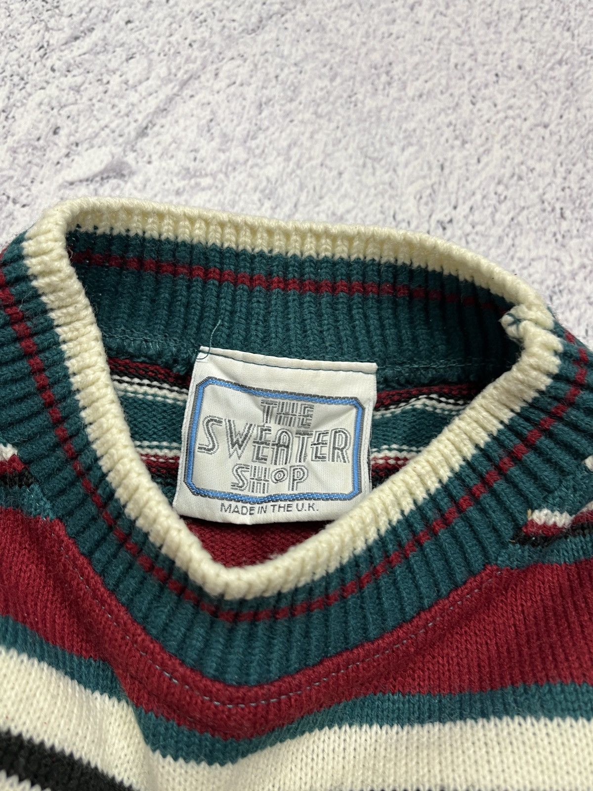 Other UK × Vintage Vintage Y2K The Sweater Shop Coloured Knitted Sweater Size US S / EU 44-46 / 1 - 10 Thumbnail