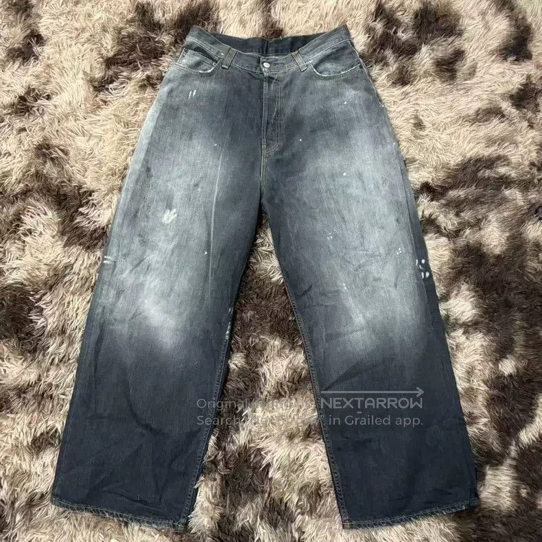 Acne Studios Acne Studios Vintage Loose Buttoned Wide-Leg Denim Pants Size US 32 / EU 48 - 1 Thumbnail