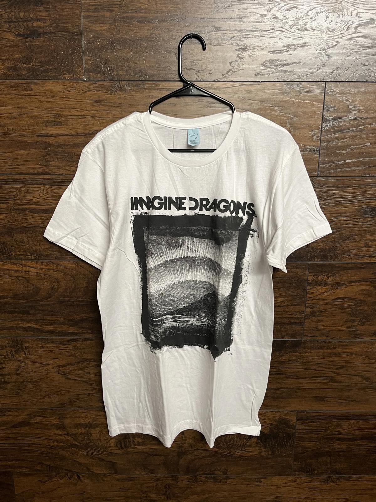 Designer Imagine Dragons T-shirt Landscap Graphite Scene Shirt - L Size US L / EU 52-54 / 3 - 1 Thumbnail