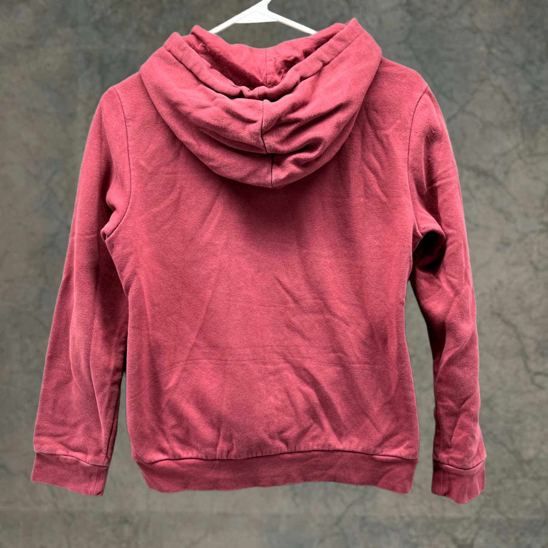 Adidas Adidas Hoodie Womens Small Red Pullover Fleece Logo Sweatshirt Spell Out Trefoil Size S / US 4 / IT 40 - 1 Thumbnail