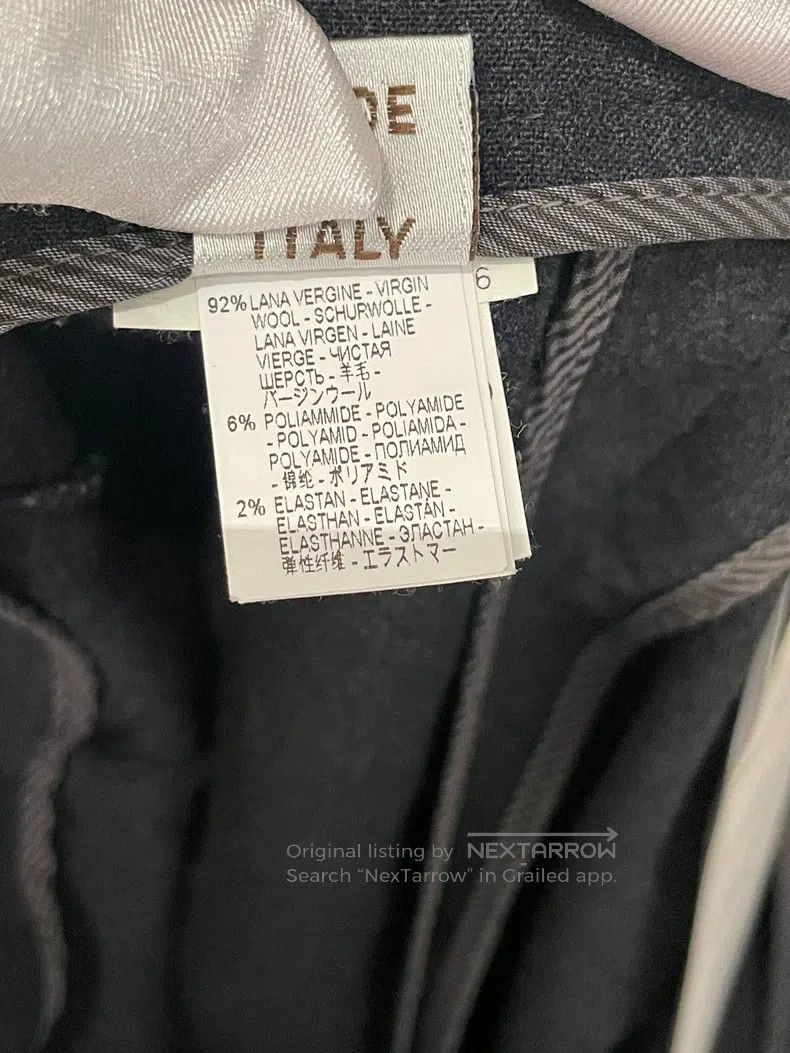Brunello Cucinelli Brunello Cucinelli Black Wool Trousers Size 26" / US 2 / IT 38 - 4 Thumbnail