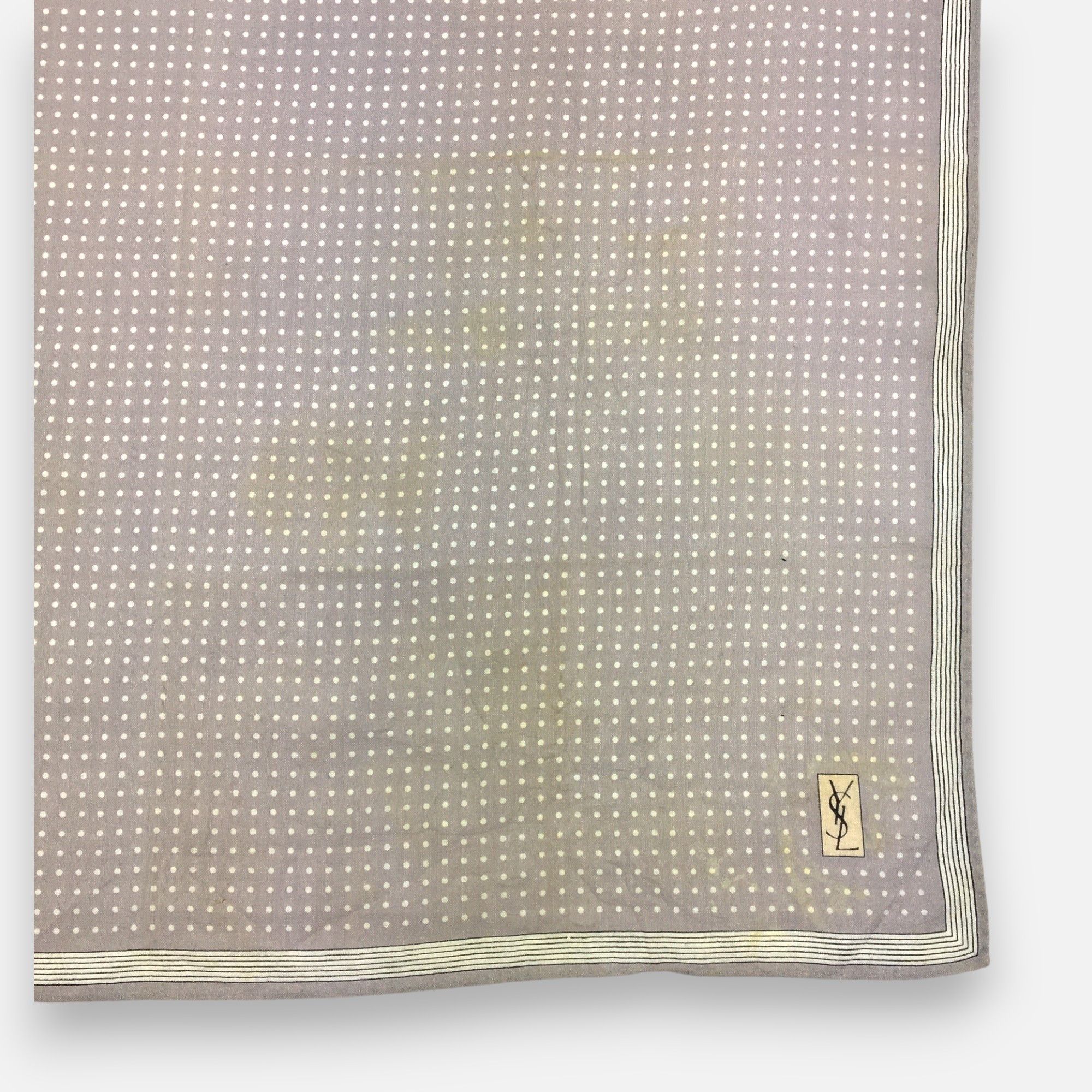 Japanese Brand Vintage Yves Saint Laurent Handkerchief Pocketsquare Bandana Size ONE SIZE - 4 Thumbnail