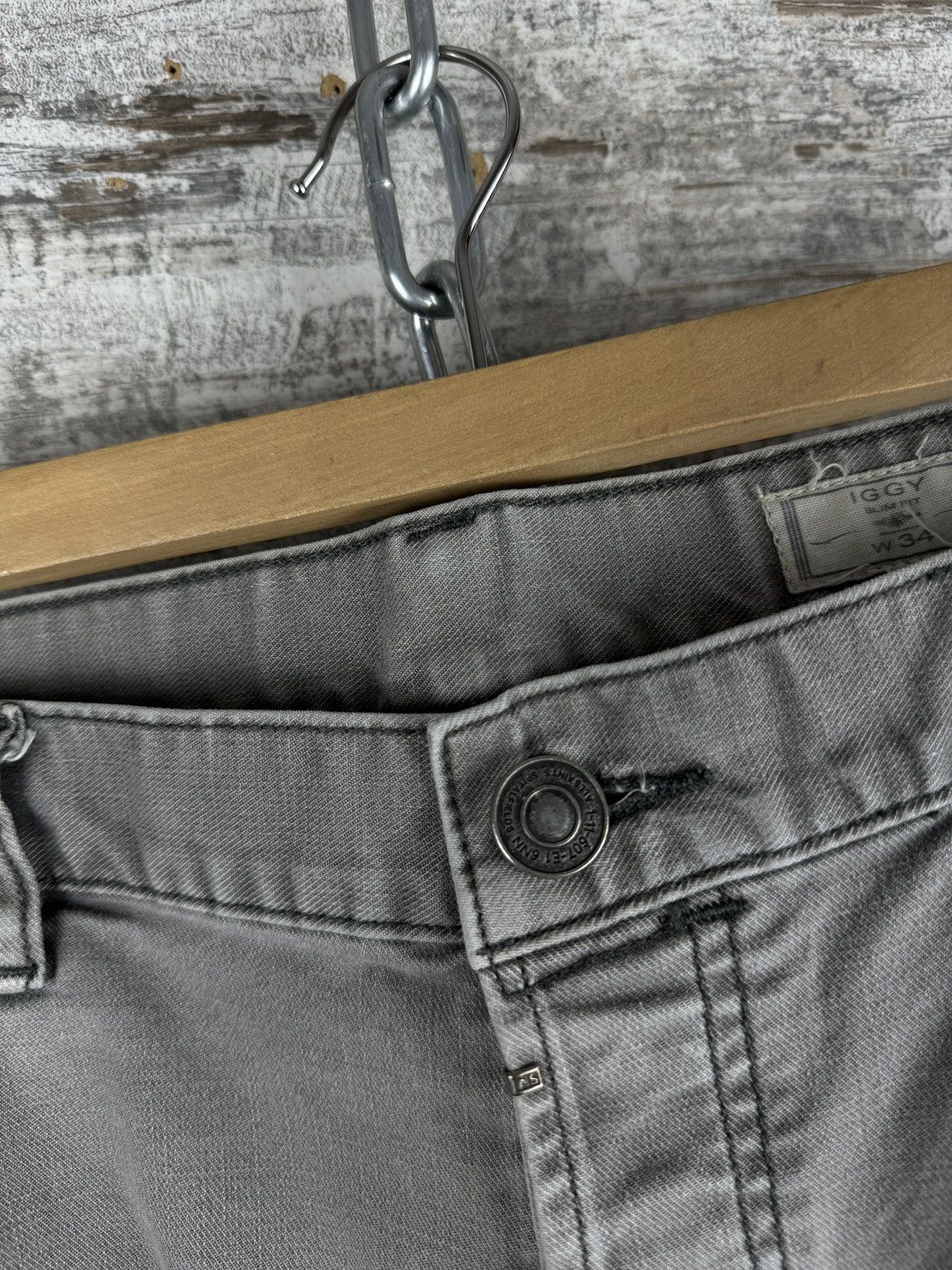 Allsaints × Japanese Brand Mens Vintage AllSaints Sodium Iggy jeans denim pants grey Size US 34 / EU 50 - 7 Thumbnail