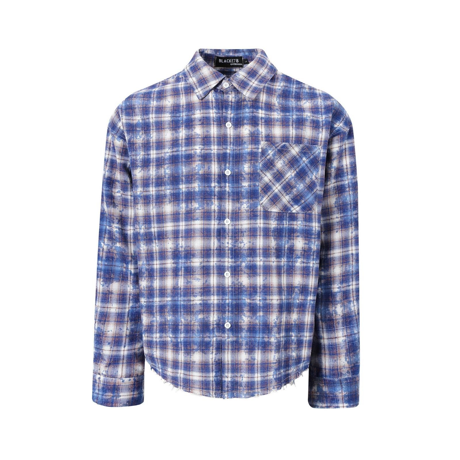Flannel Plaid Long-Sleeve Shirt| Size US M / EU 48-50 / 2 - 5 Thumbnail