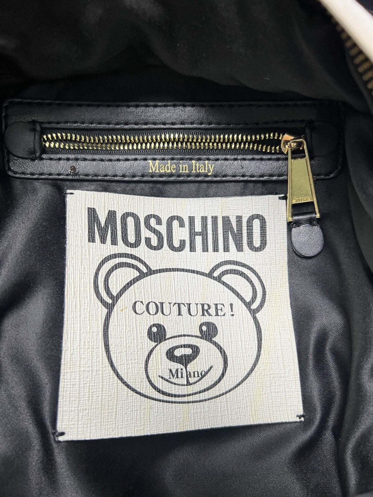 Moschino Moschino Teddy Bear Logo Backpack Size ONE SIZE - 15 Thumbnail