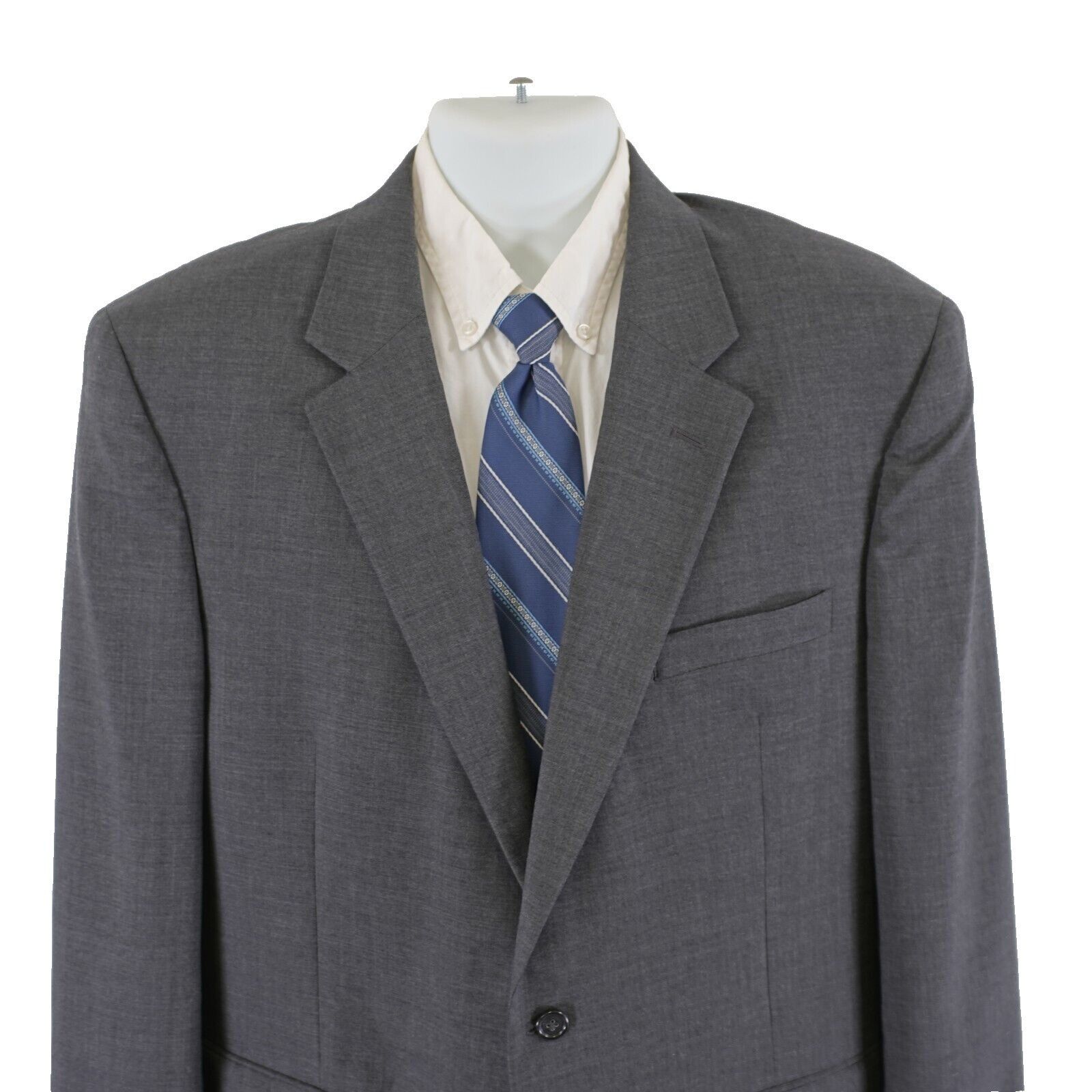 Jos. A. Bank Jos A Bank Gray Wool 2 Button Blazer 44L / Slim 46L Size 44L - 1 Thumbnail