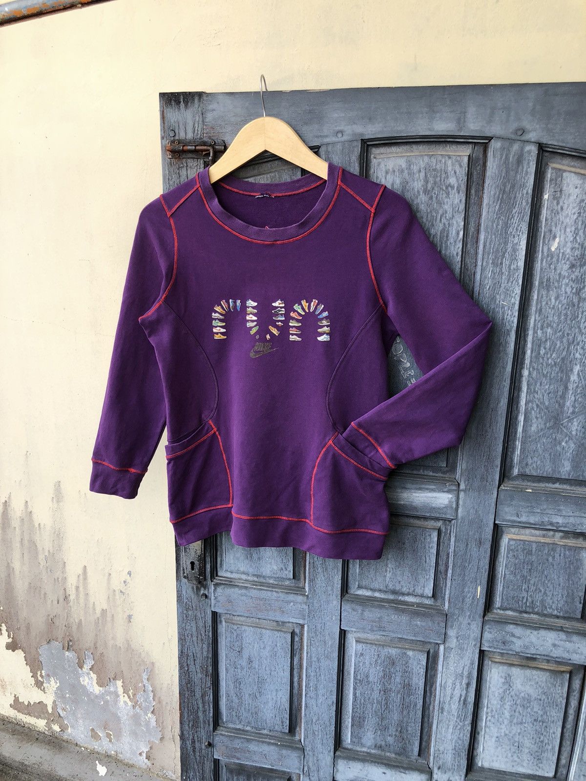 Nike Vintage Nike Run F1 Sweatshirt Unisex Purple Sneaker Graphic Size US S / EU 44-46 / 1 - 3 Thumbnail