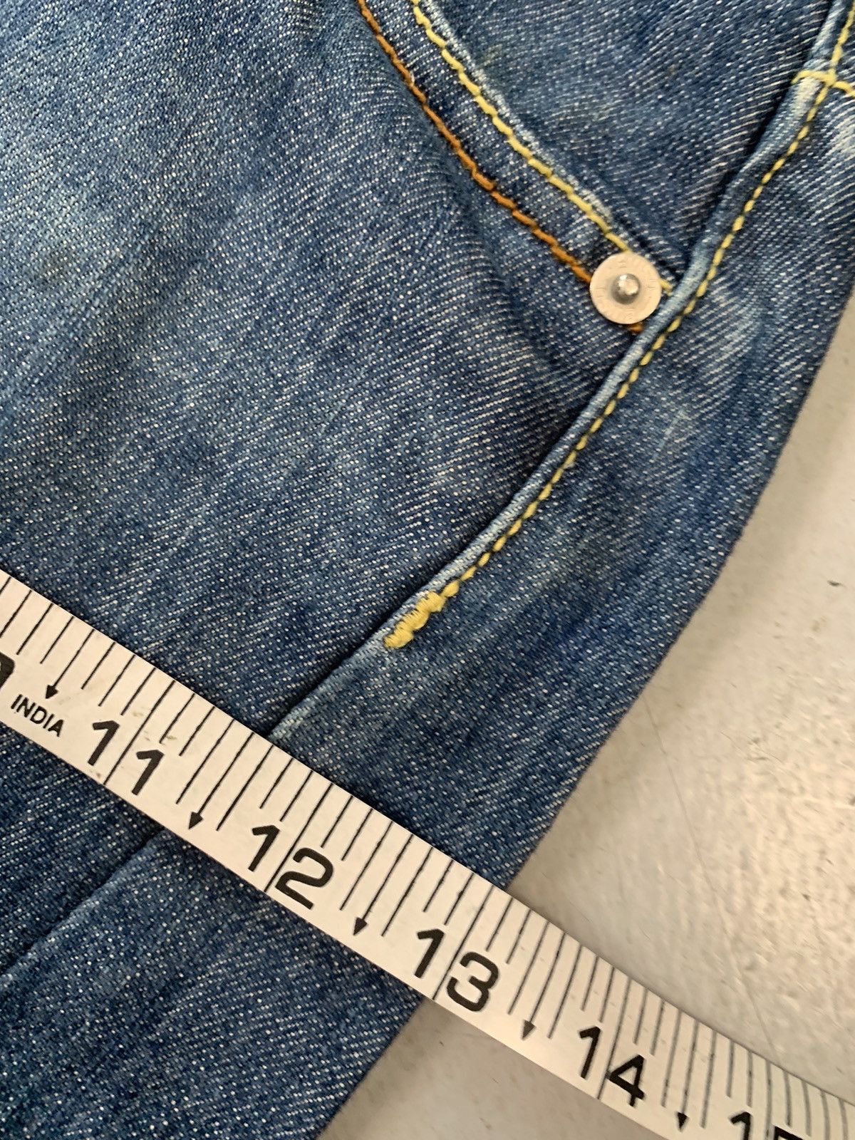 Japanese Brand Vintage Evisu inspired emboridered denim Size US 34 / EU 50 - 11 Thumbnail
