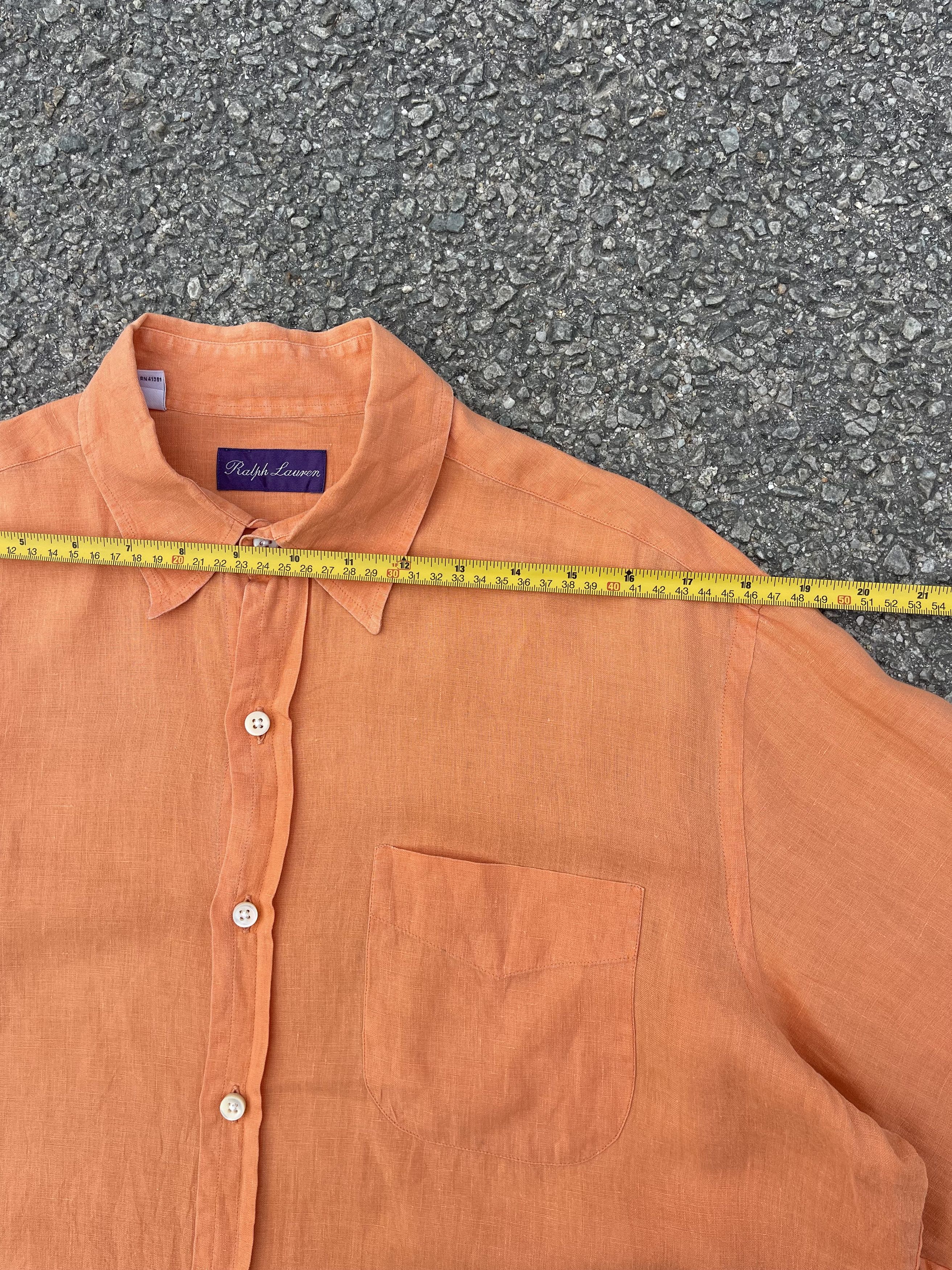 Ralph Lauren Purple Label Vtg Ralph Lauren Purple Label 100% Linen Made in Italy Size US L / EU 52-54 / 3 - 7 Thumbnail