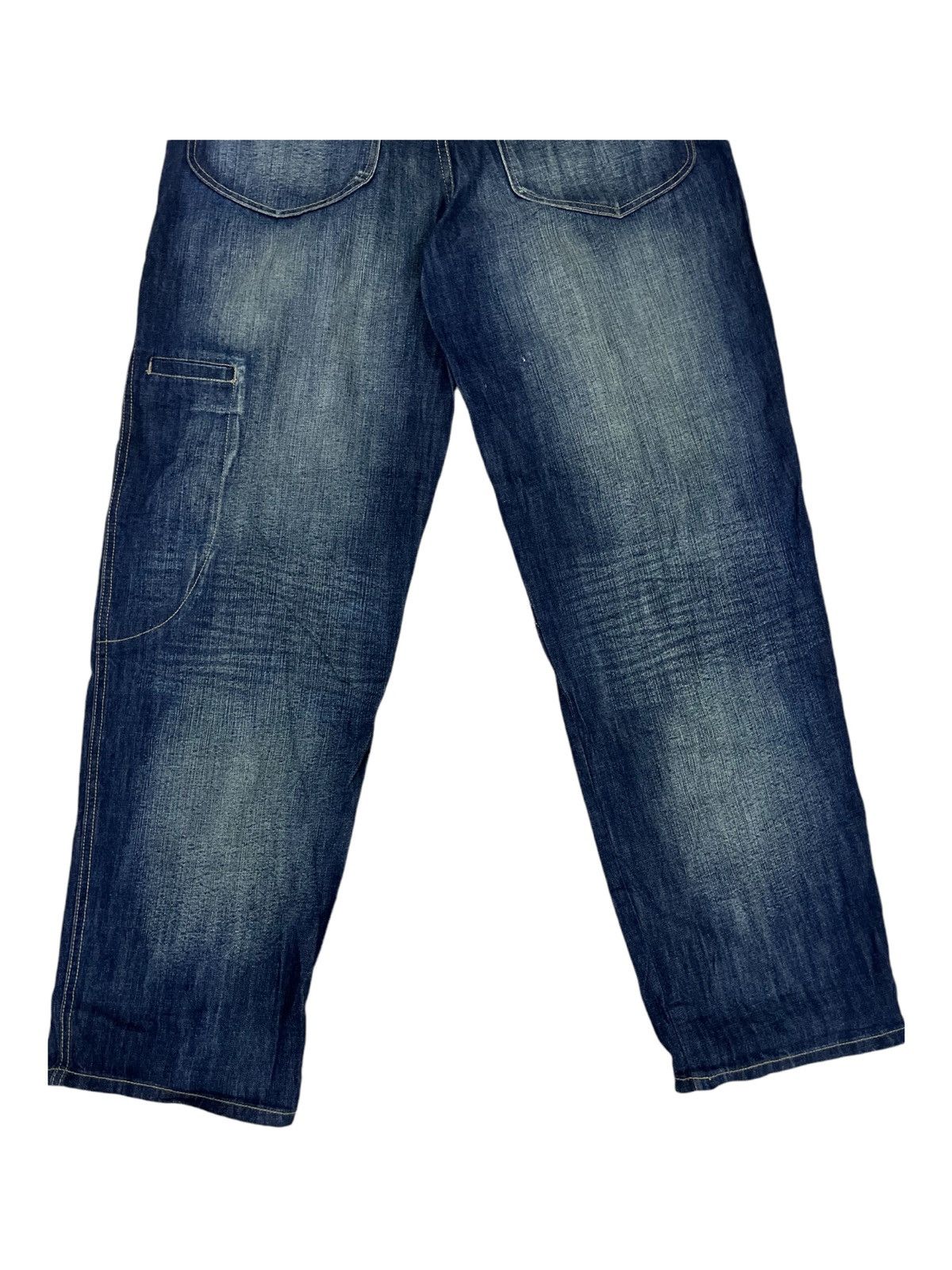Marithe + Francois Girbaud Y2K Girbaud Baggy Oversized Carpenter Blue Denim Jeans Size US 36 / EU 52 - 5 Thumbnail