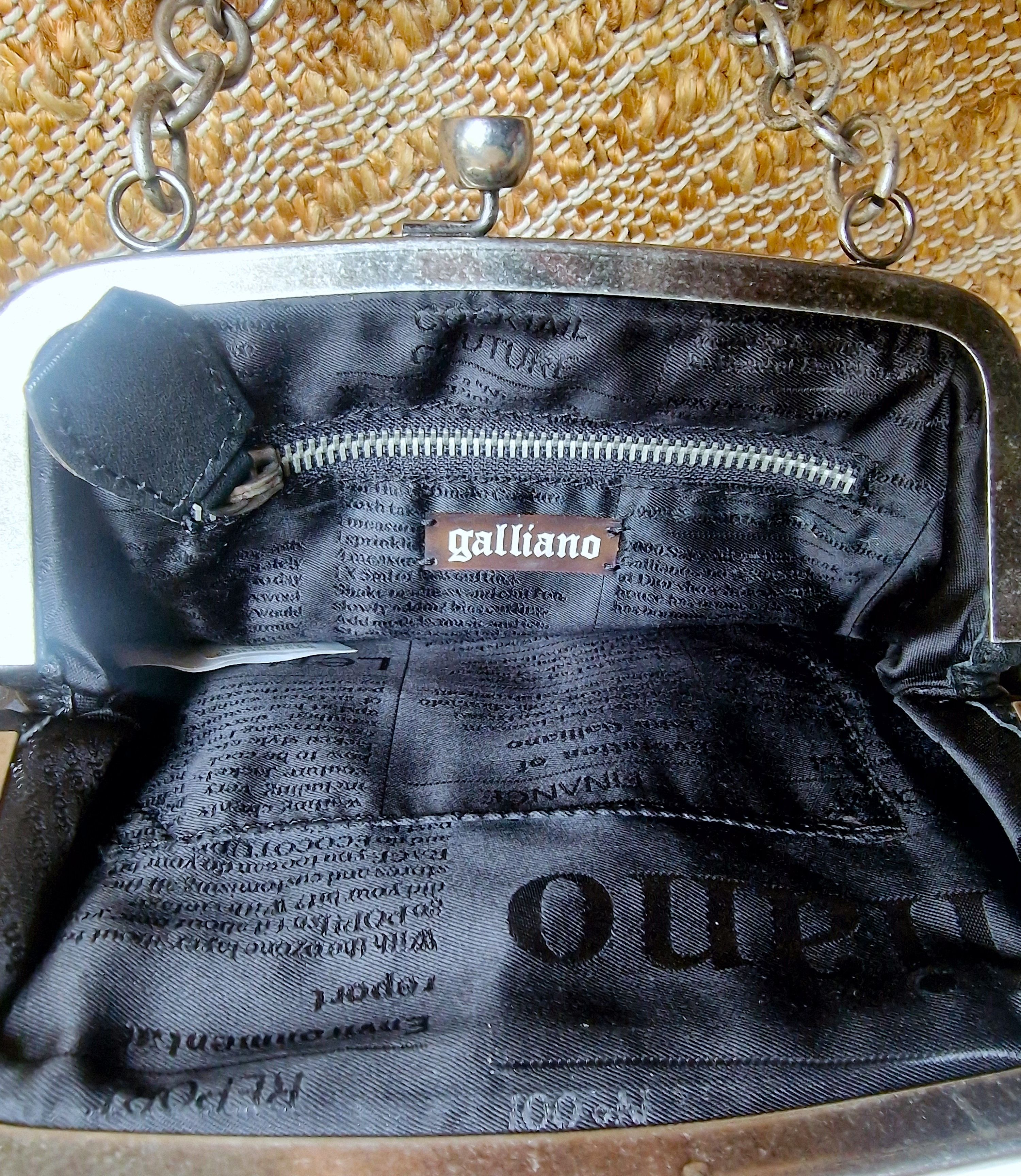 John Galliano John Galliano Gazette Newspaper Crystal Shoulder Hand Bag Size ONE SIZE - 9 Thumbnail