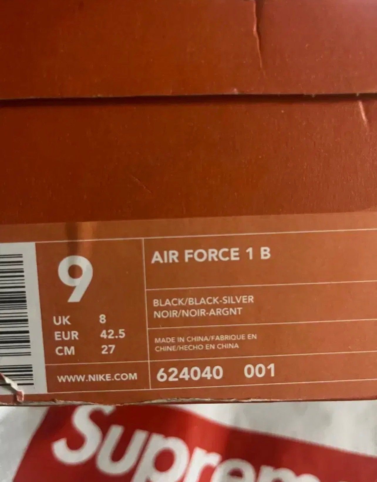 Nike 2001 Nike Air Force 1 co.jp OG D/S Size US 9 / EU 42 - 5 Thumbnail