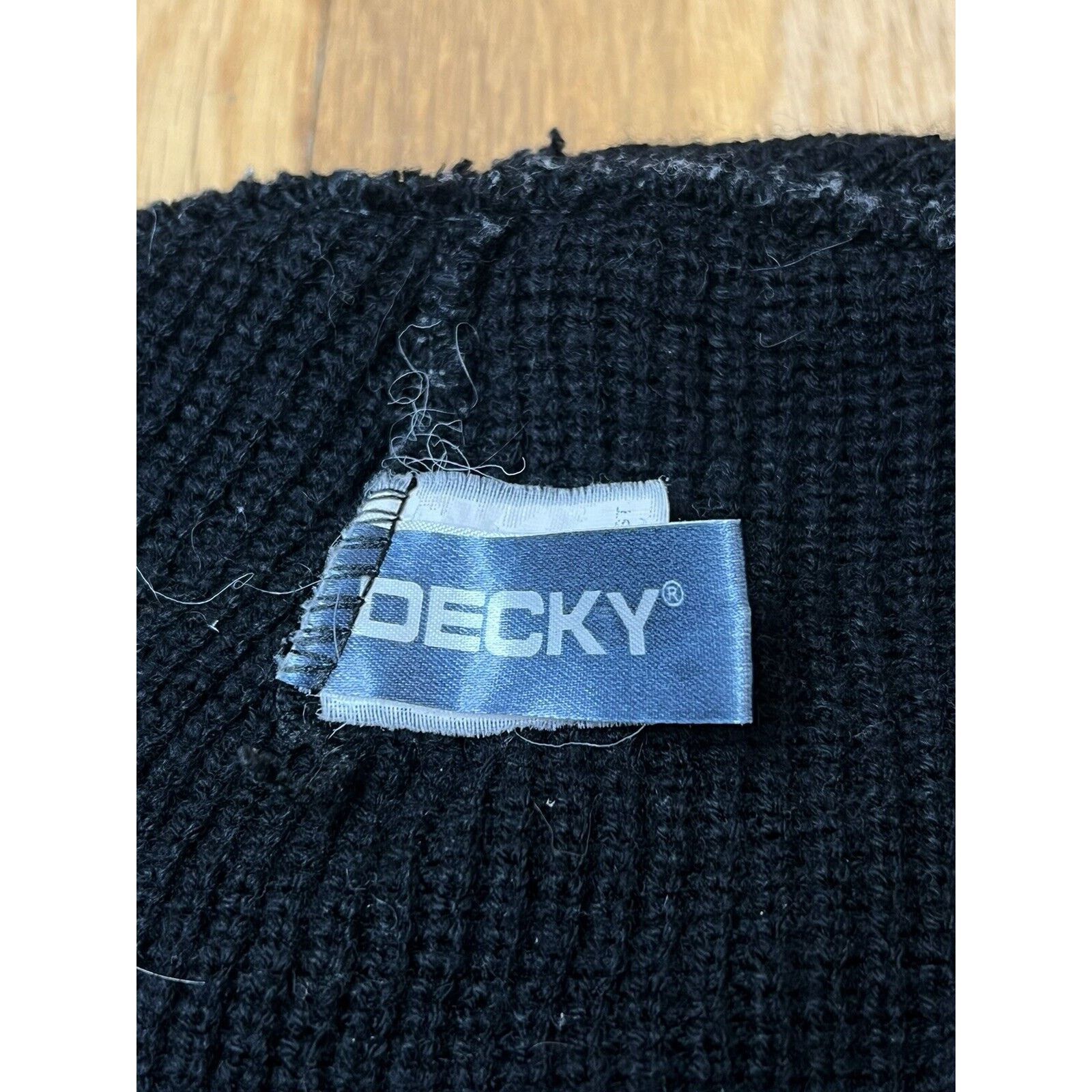 Decky Decky Possessed Suicidal Skates Acrylic Black Beanie OS Size ONE SIZE - 3 Thumbnail