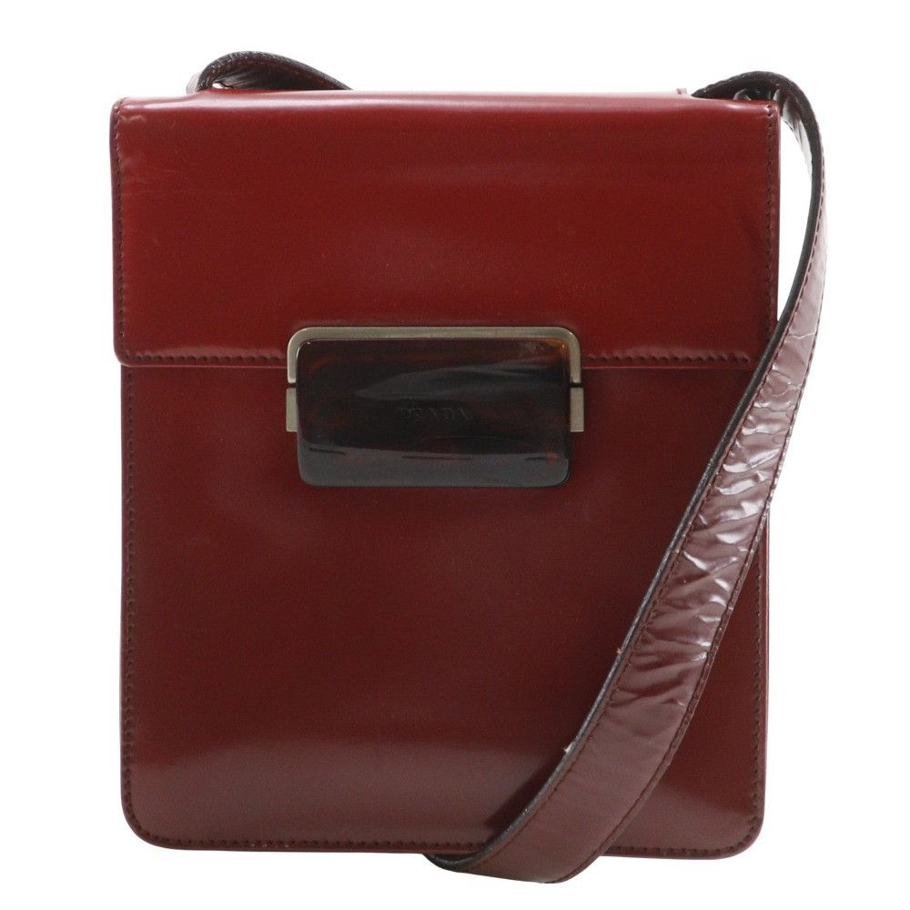 Prada Prada Prada Gradiation Patent Leather Shoulder Bag Plastic / Synthetic Shoulder Bag DUTY FREE for USA Size ONE SIZE - 1 Thumbnail