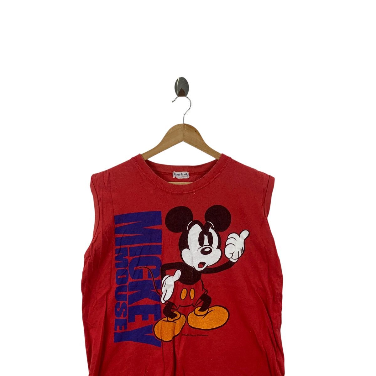 Mickey Mouse Vintage 80’ MICKEY MOUSE DISNEY Resort Disneyland Tank Top Size M / US 6-8 / IT 42-44 - 2 Thumbnail