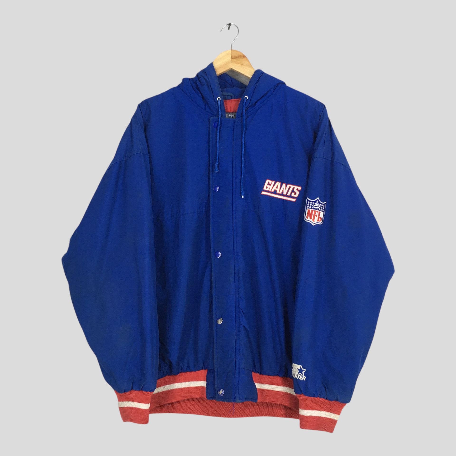 NFL Vintage 90s New York Giants NFL Hoodie Jacket Large Size US L / EU 52-54 / 3 - 1 Thumbnail