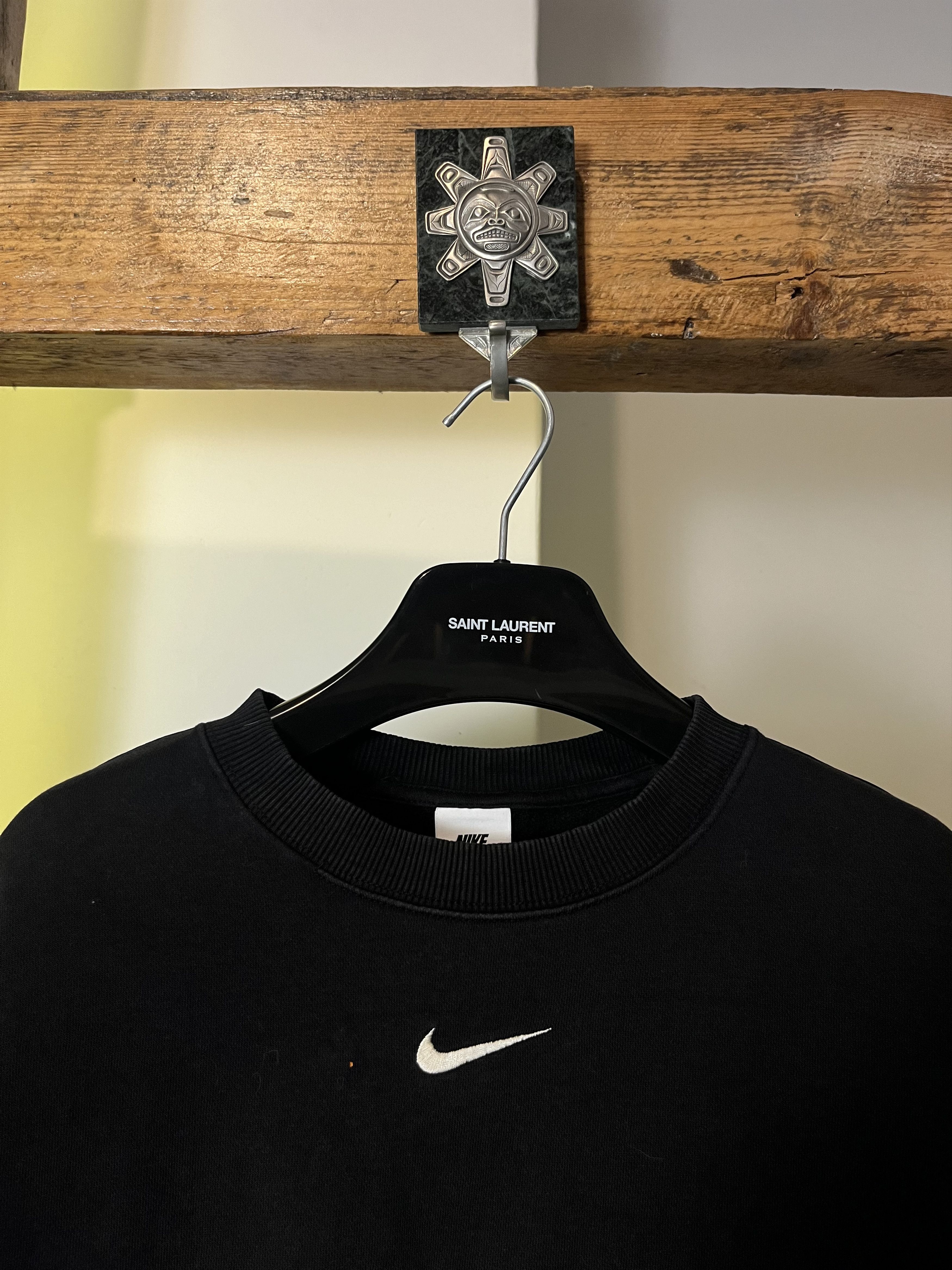 Nike × Vintage Nike Central Swoosh Oversize Sweatshirt Size US M / EU 48-50 / 2 - 3 Thumbnail