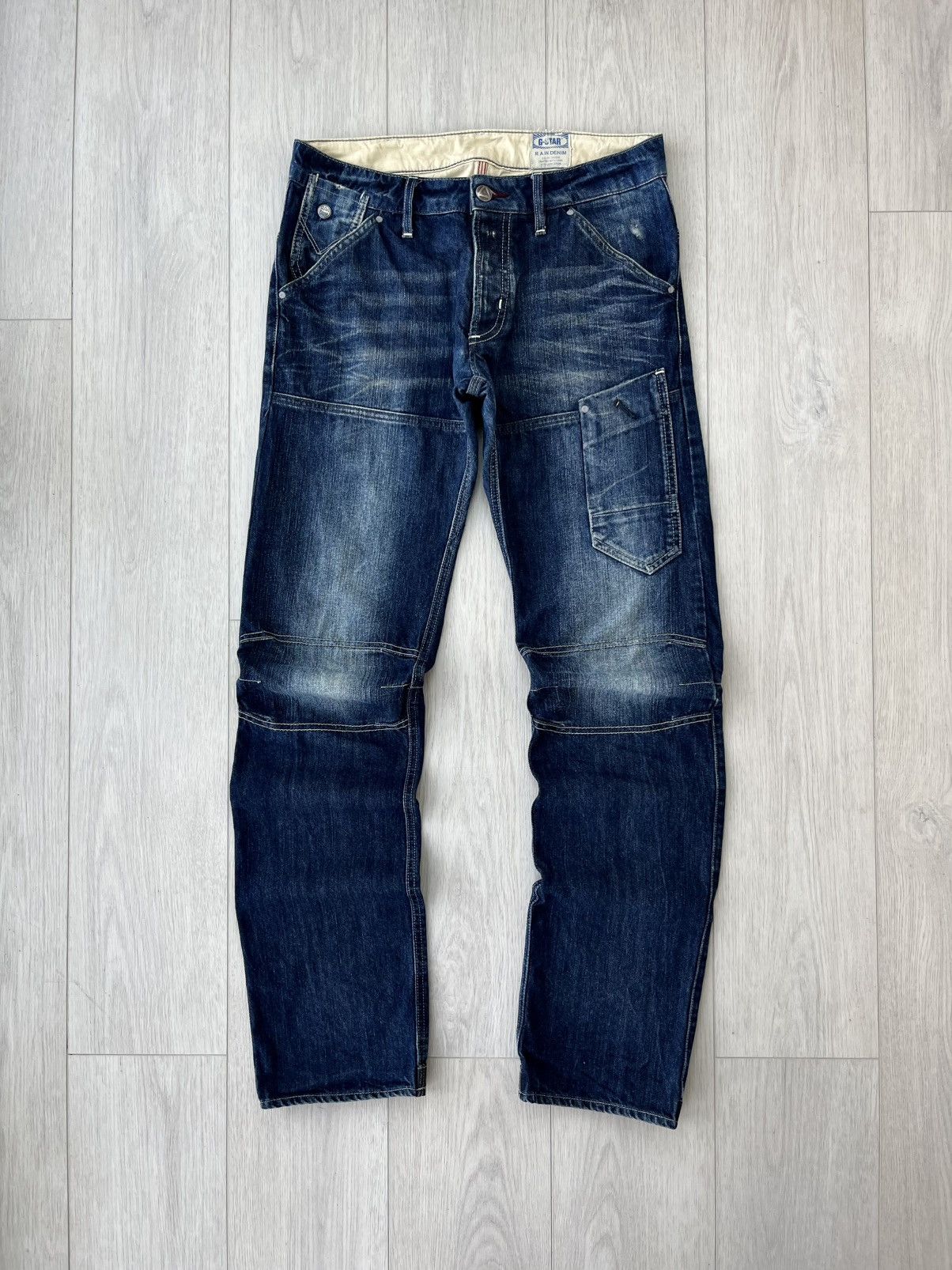 G-Star Vintage G-Star Raw Cargo Jeans Big Logo Y2K 90s Hype Size US 31 - 7 Thumbnail