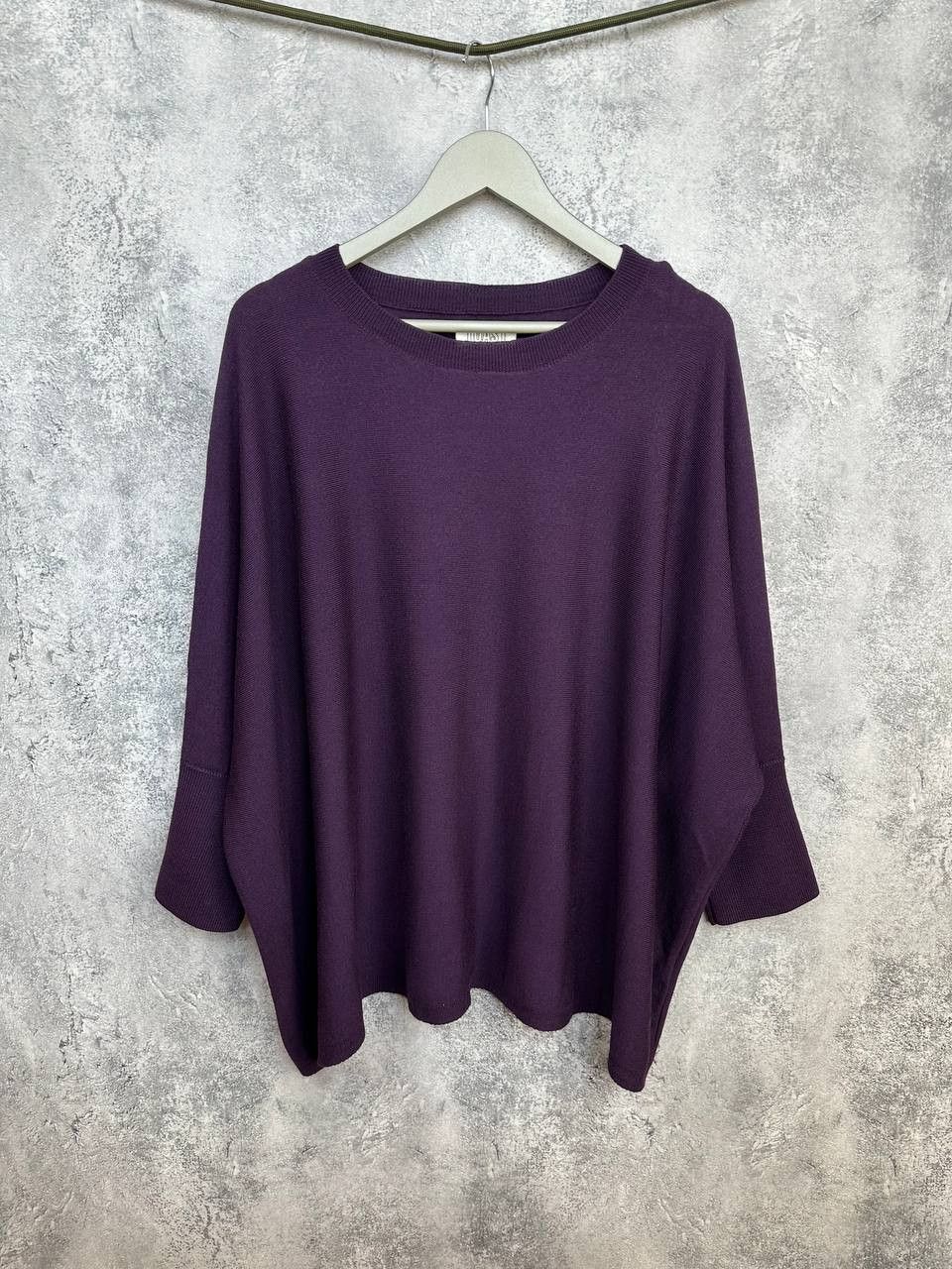 Other TOAST Oversized Superfine Wool Sweater Purple Boxy Batwing Size L / US 10 / IT 46 - 1 Thumbnail