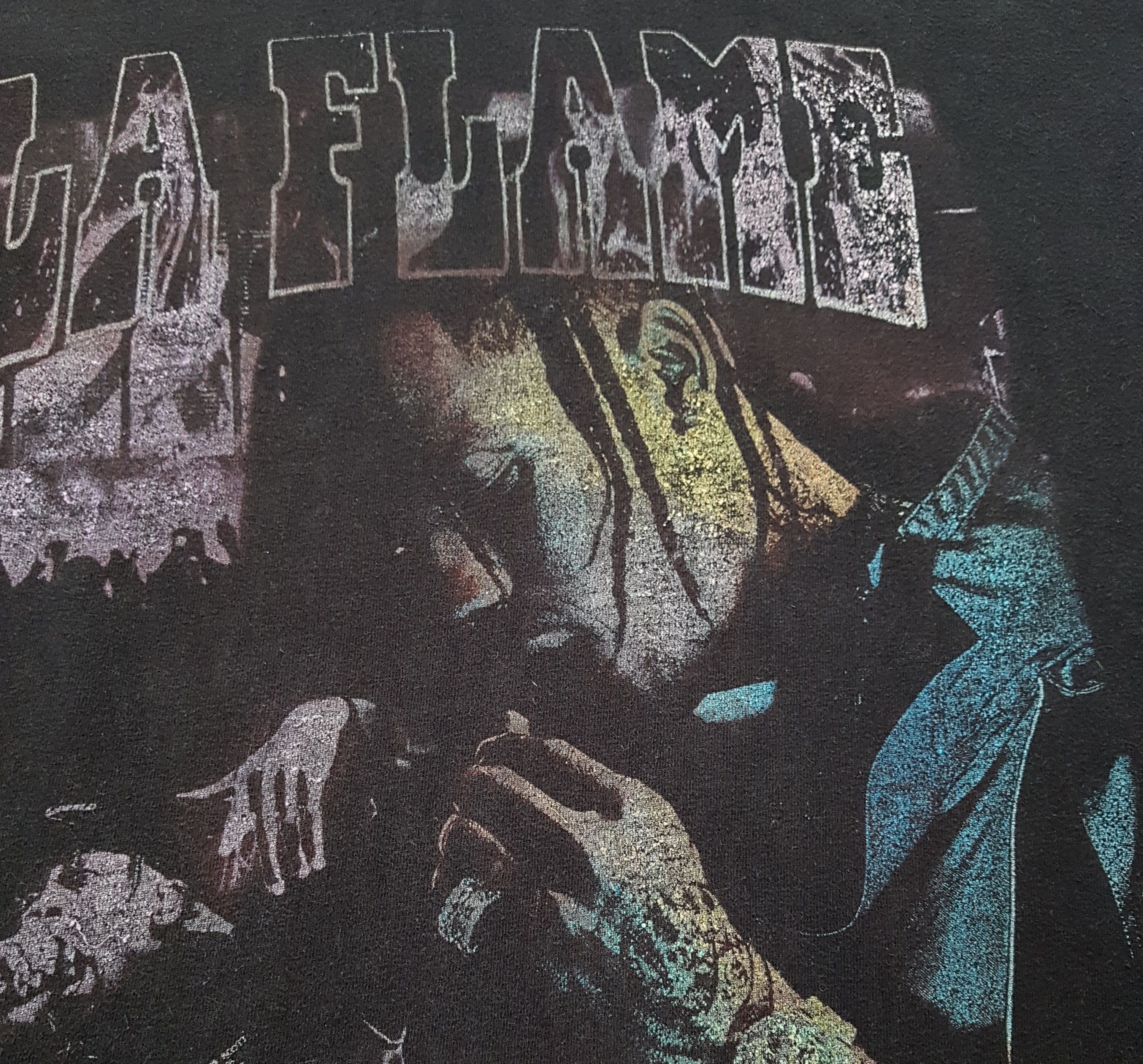 Band Tees Travis Scott La Flame Graphic T Shirt Vision & Aesthetic Size US L / EU 52-54 / 3 - 3 Thumbnail