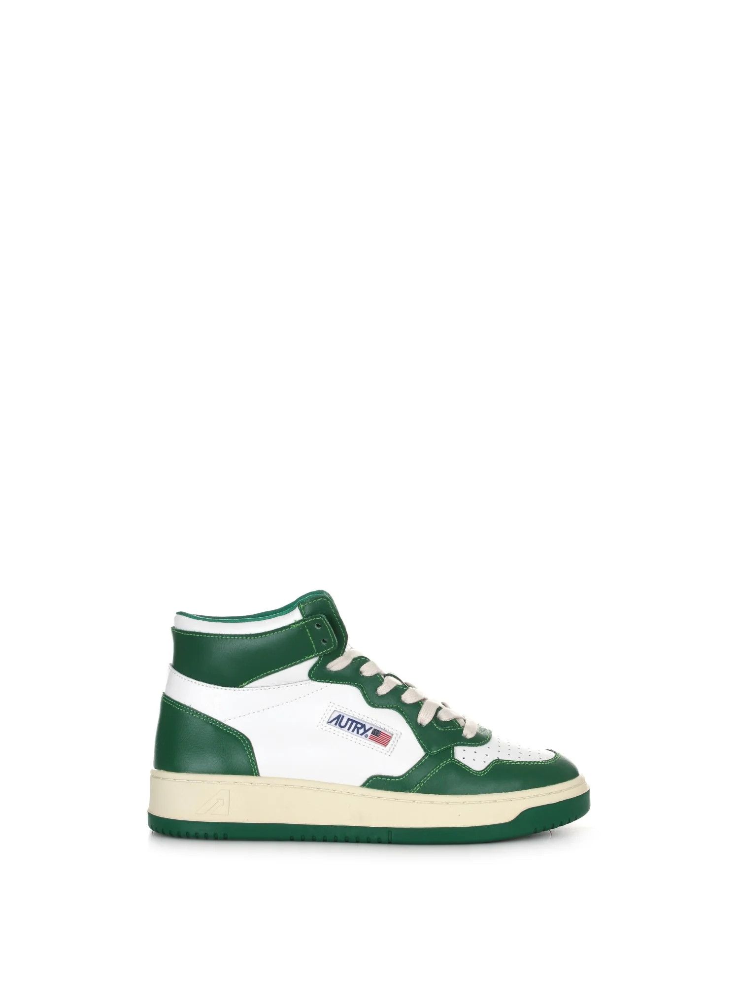 AUTRY o1y0426 Logo Hi-Top Sneakers in Green/White Size US 9 / EU 42 - 1 Thumbnail