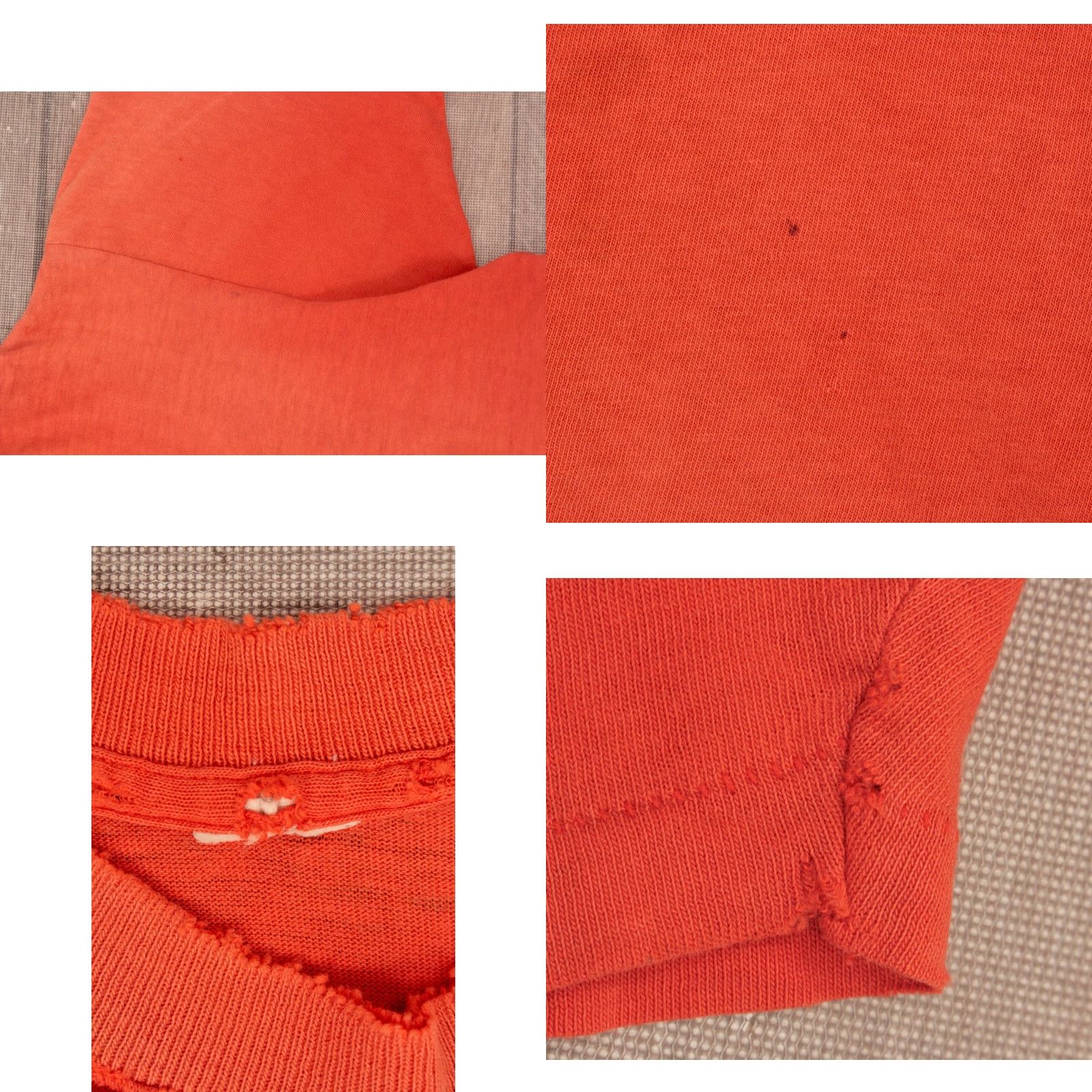 Vintage Harley Davidson 80s Eagle Orange TShirt M Mens VTG Graphic Tee Shirt Size US M / EU 48-50 / 2 - 8 Thumbnail