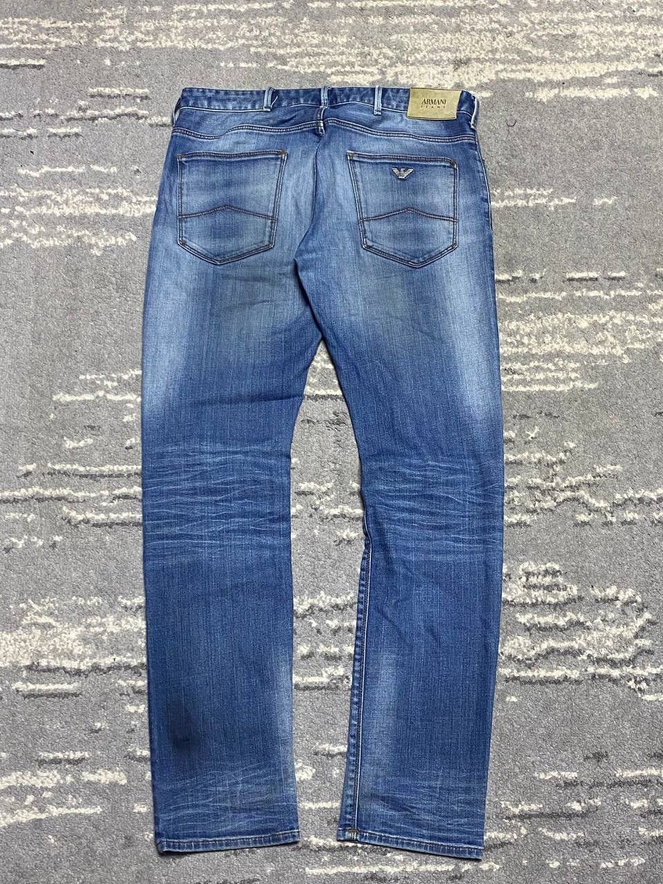 Armani × Emporio Armani Vintage blue Armani Jeans Denim Size US 32 / EU 48 - 2 Thumbnail