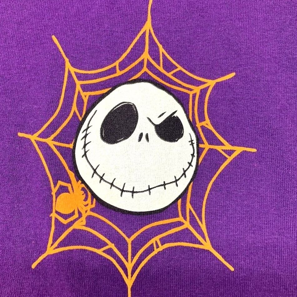 Disney Nightmare Before Christmas Disney Follow The Moonlight T Shirt Long Sleeve L Purple Mens Size US L / EU 52-54 / 3 - 5 Thumbnail