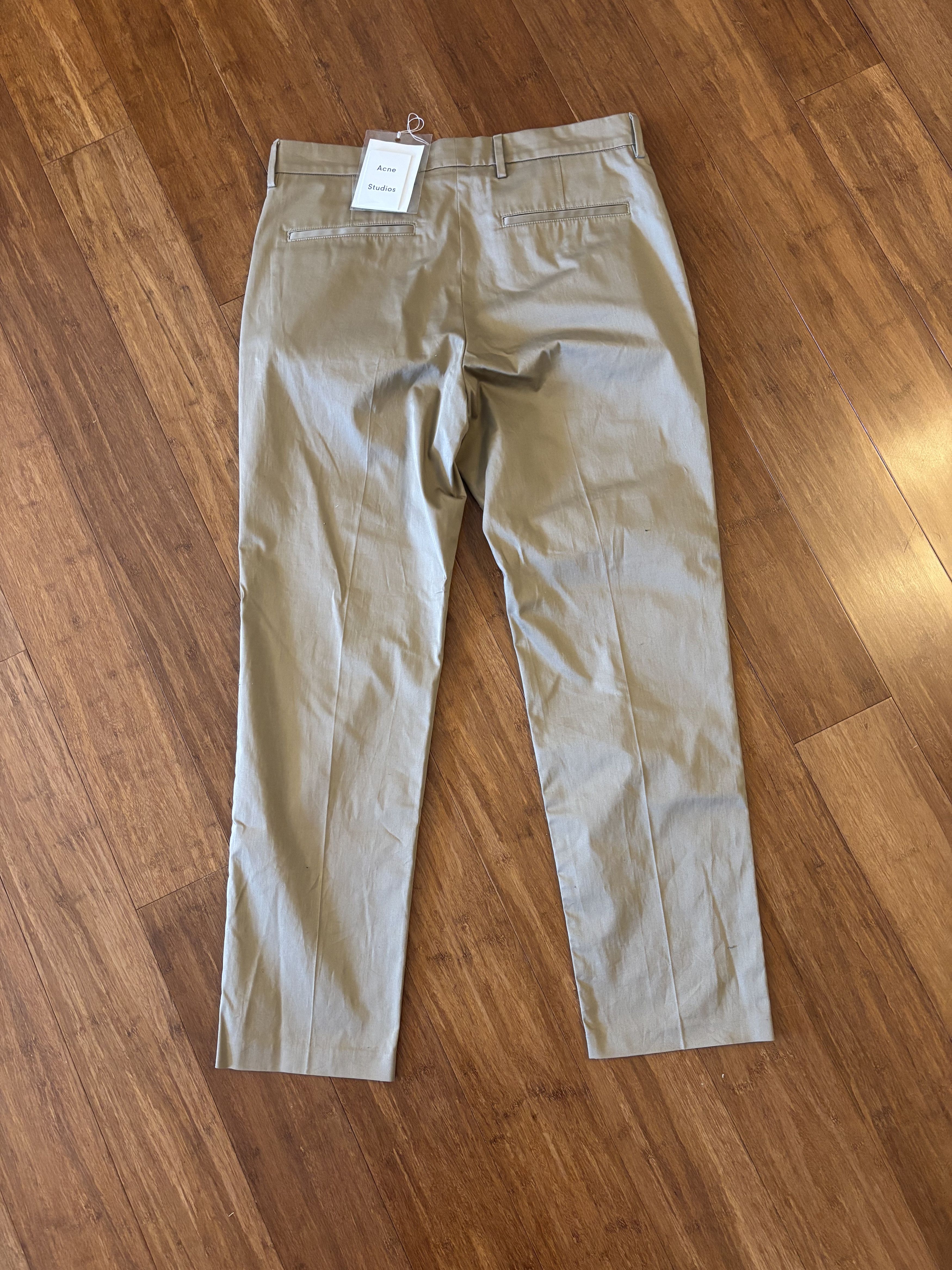 Acne Studios Twill Trousers FN-MN-TROU000020 Size US 36 / EU 52 - 2 Thumbnail